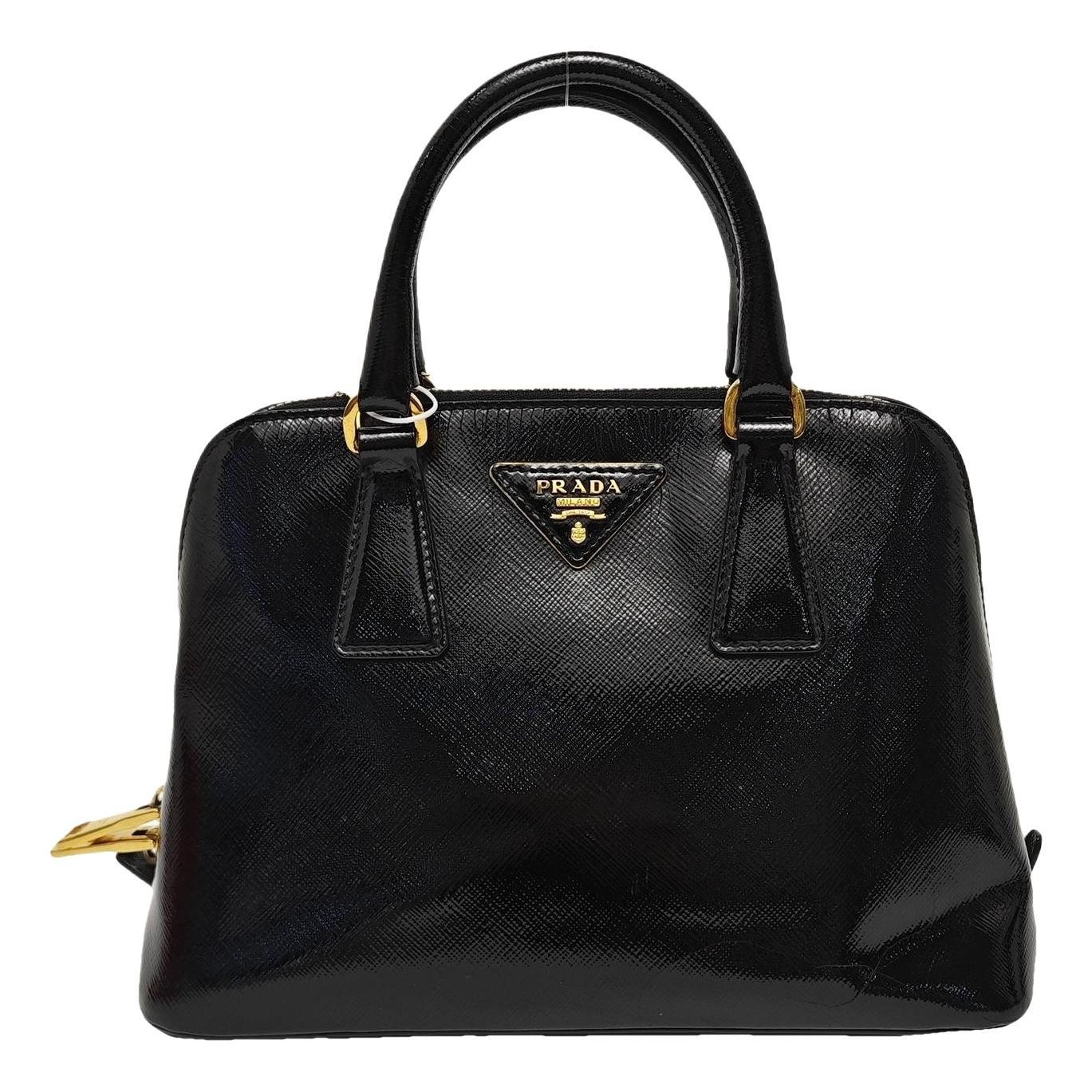 Promenade leather handbag