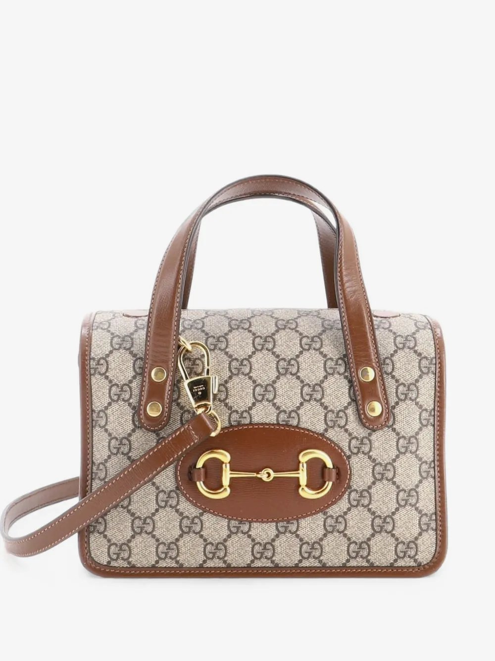 Horsebit 1955 Boston Bag GG Coated Canvas Mini satchel