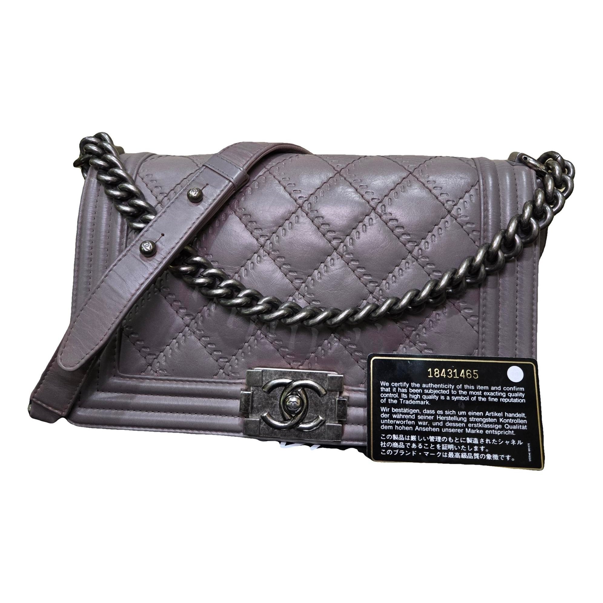 Boy leather crossbody bag