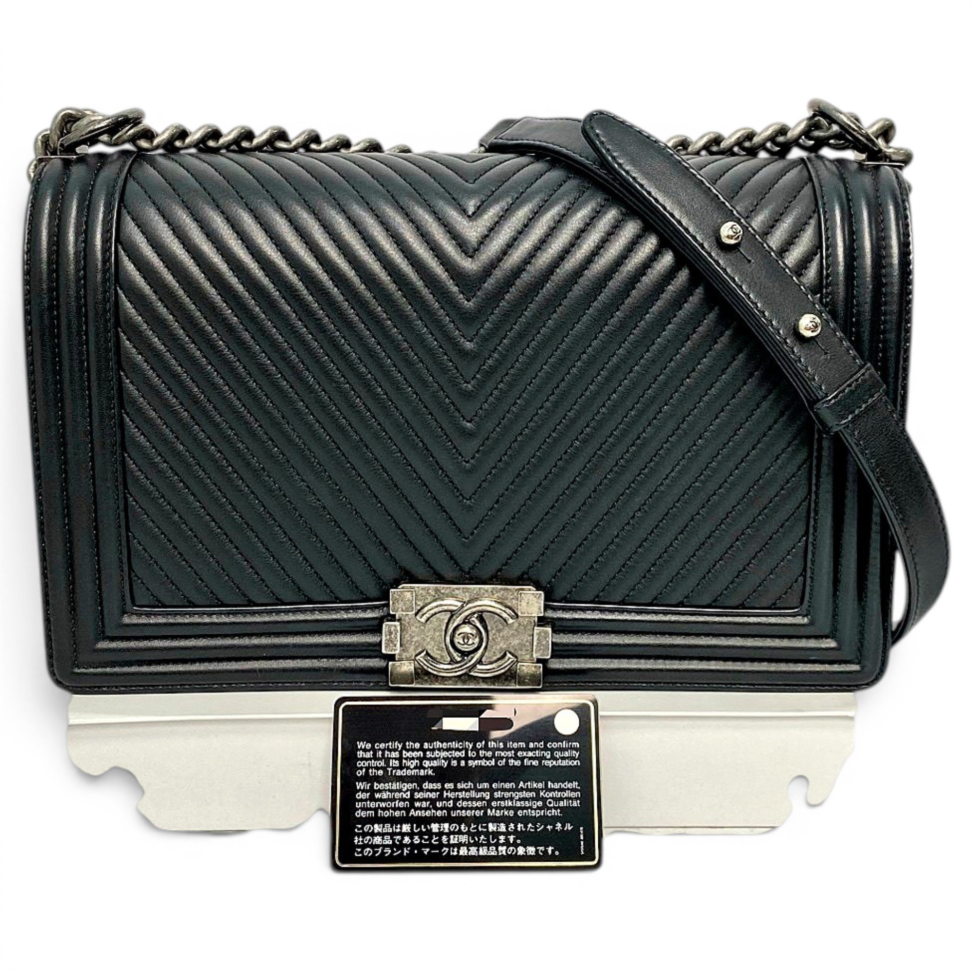 Boy leather handbag