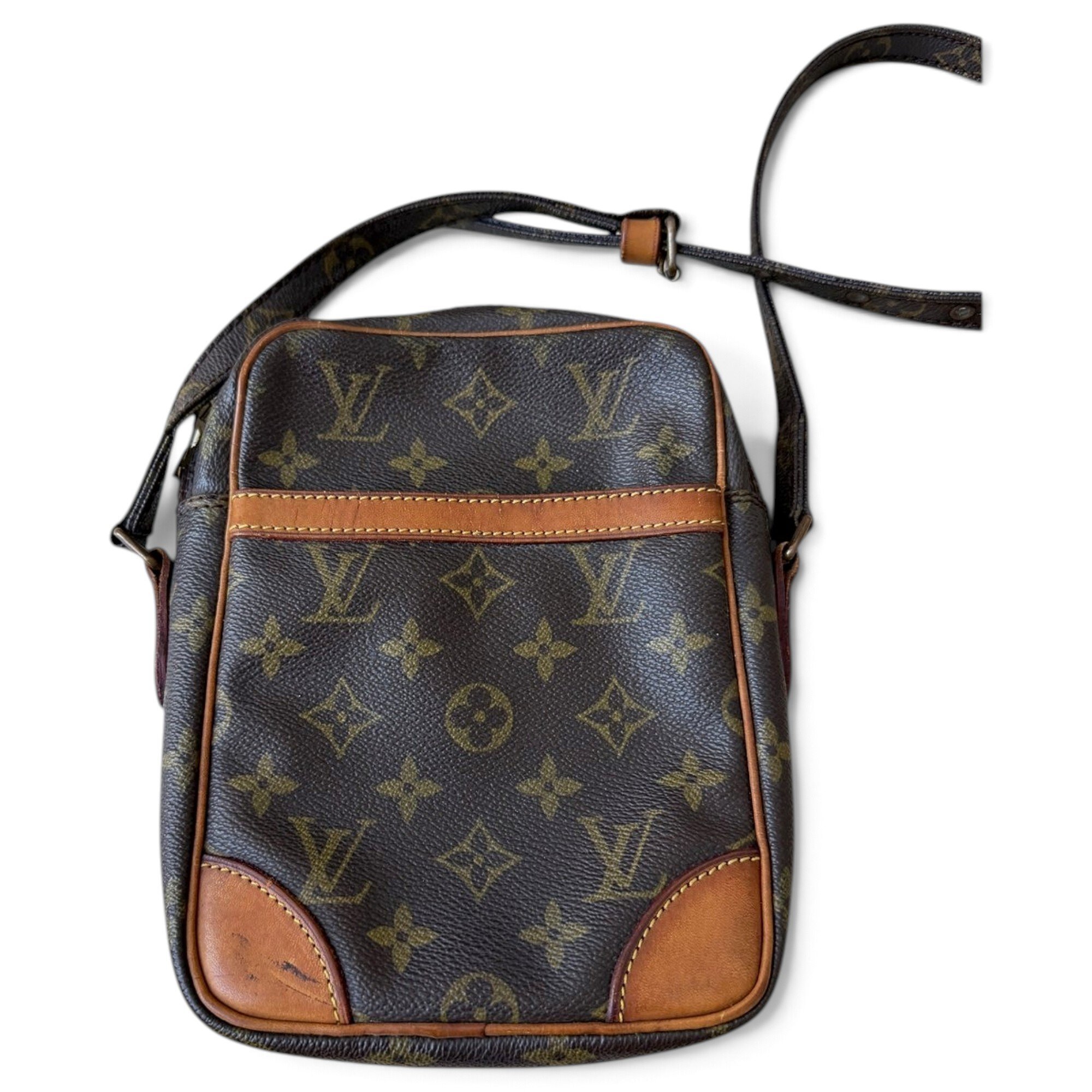 Danube leather crossbody bag