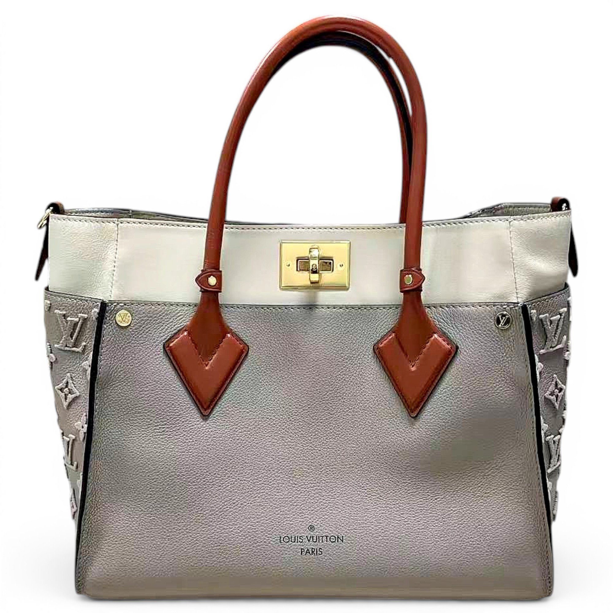 On My Side leather handbag