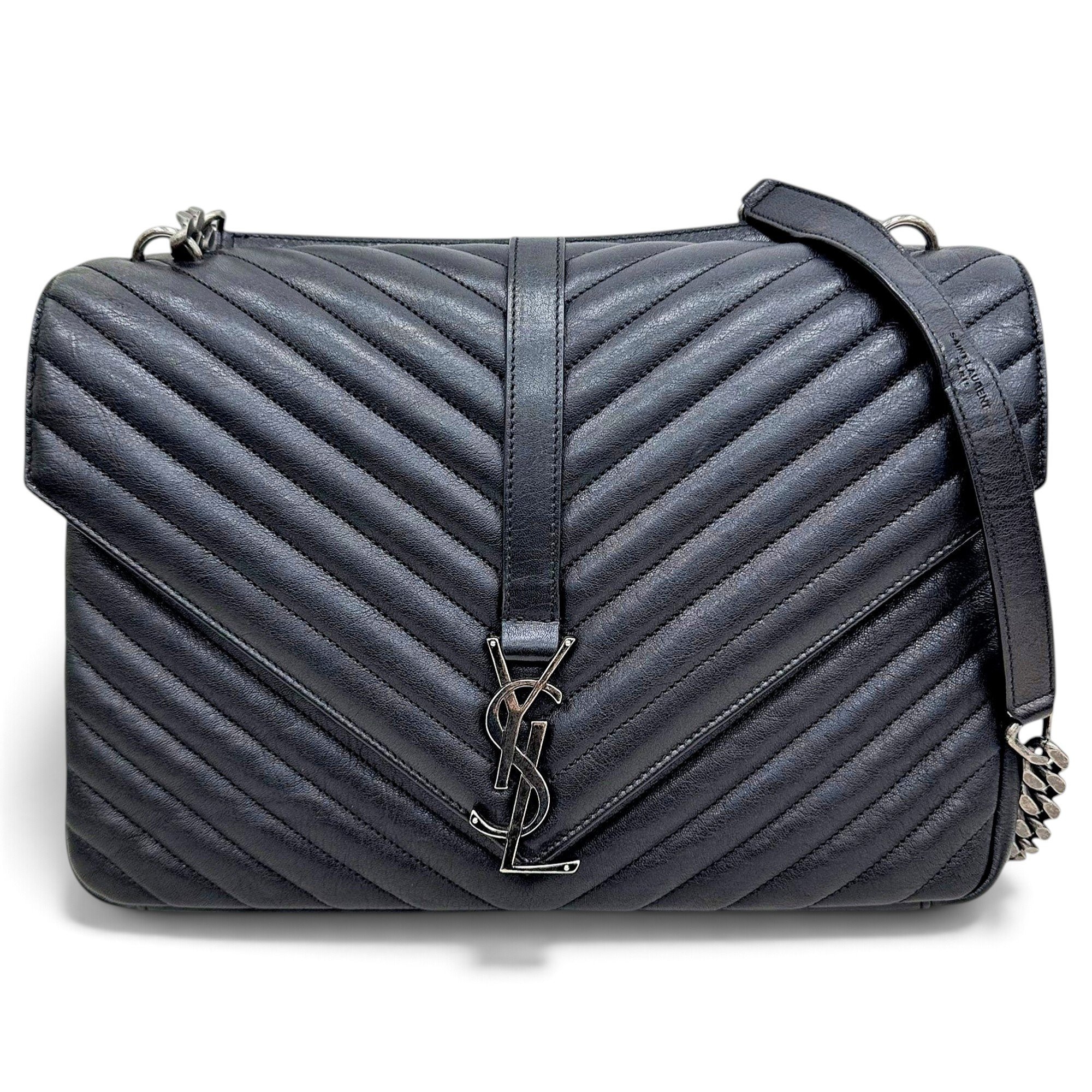 Collége monogramme leather handbag