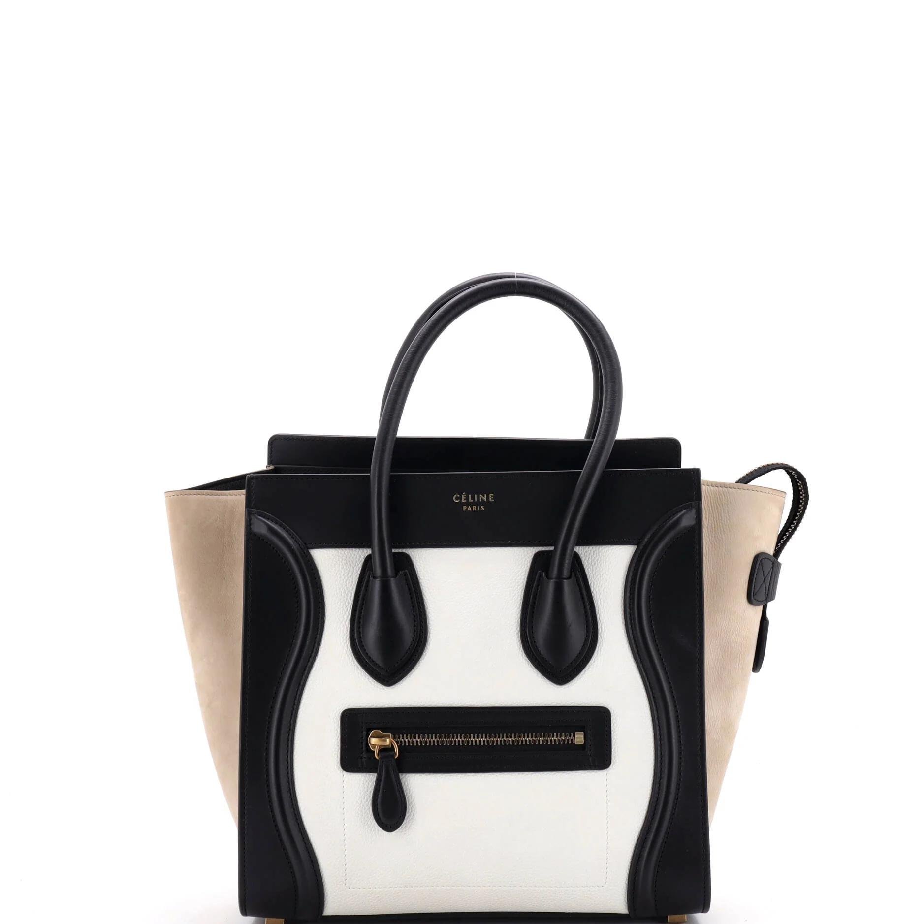 Luggage leather tote