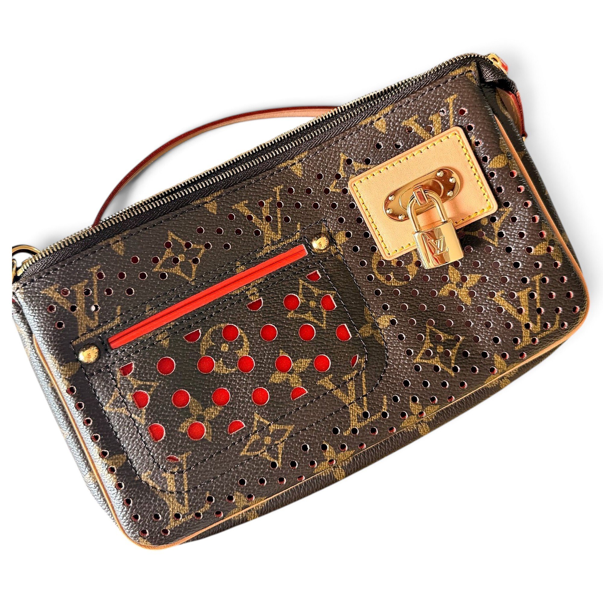 Pochette Accessoire leather handbag
