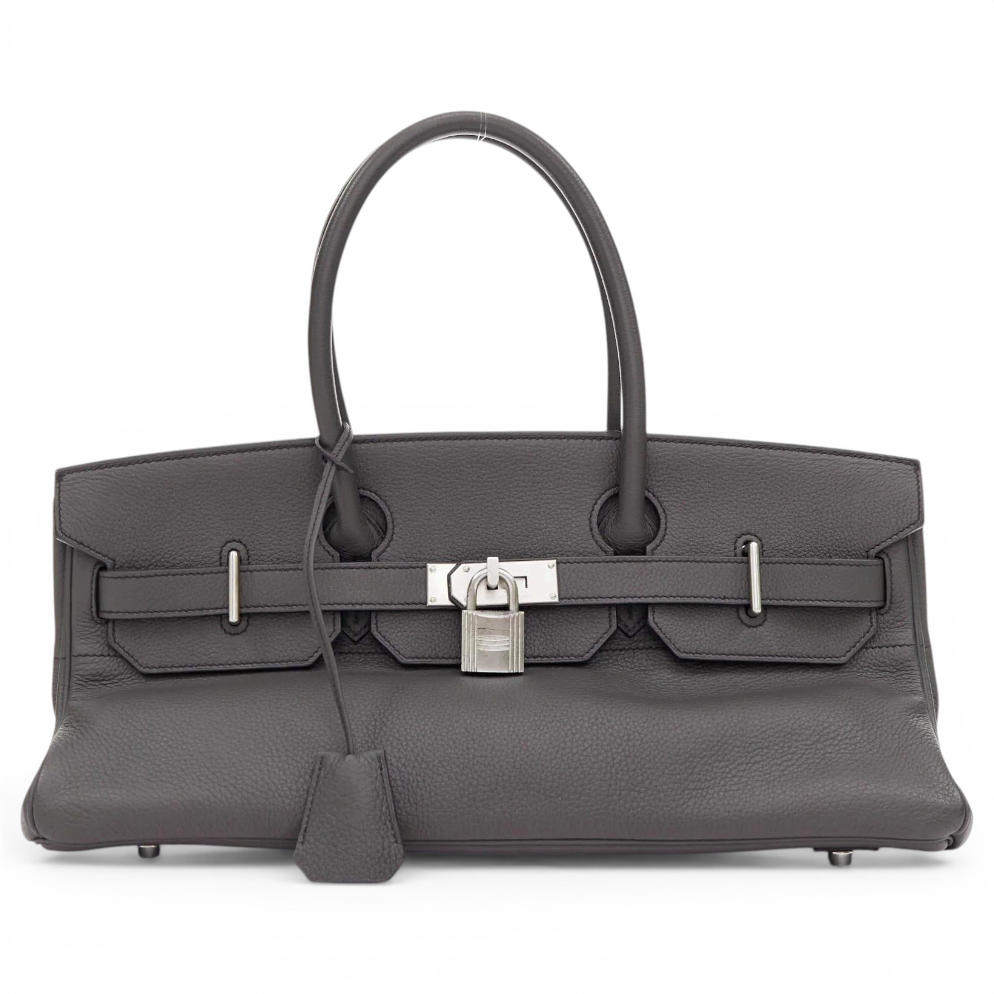 Hermes Birkin Handbag Clemence Leather 2004