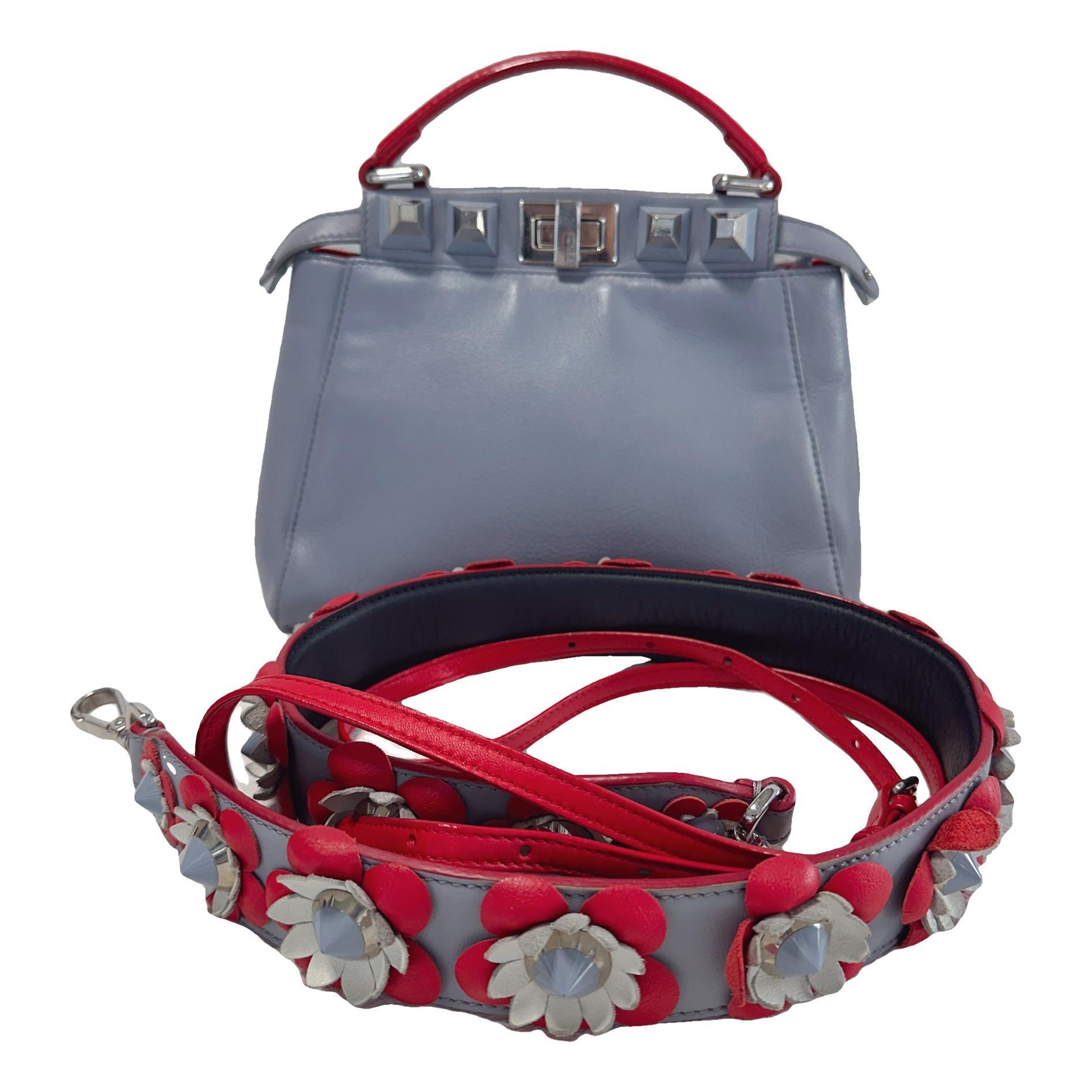 Peekaboo leather handbag