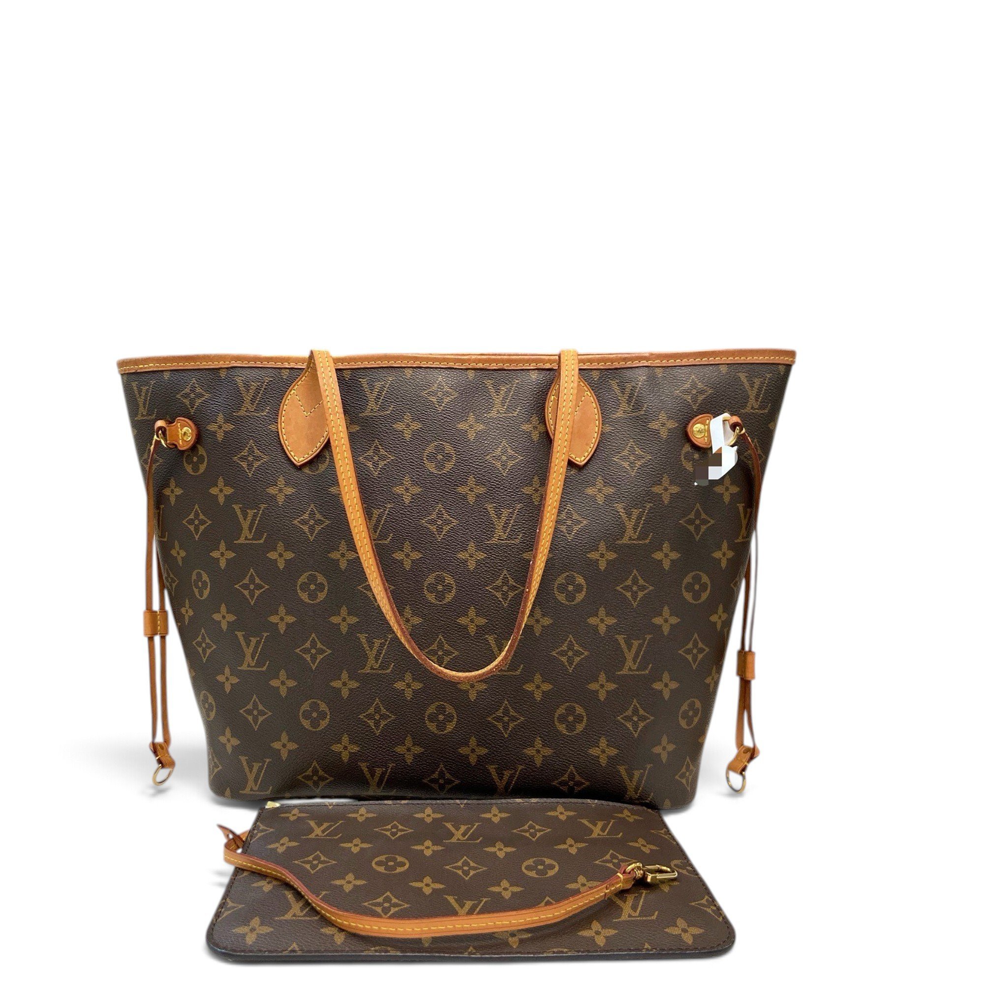 Neverfull leather tote