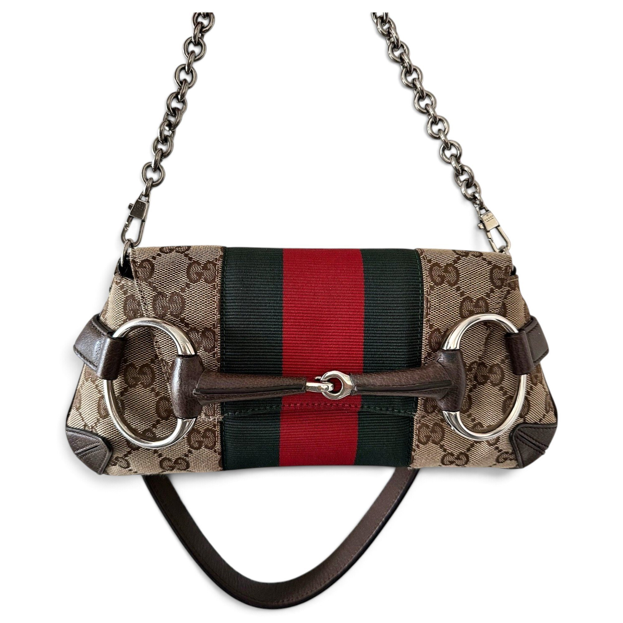 Gucci Horsebit Chain leather handbag