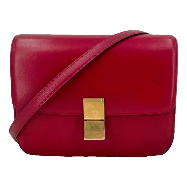 Classic leather crossbody bag