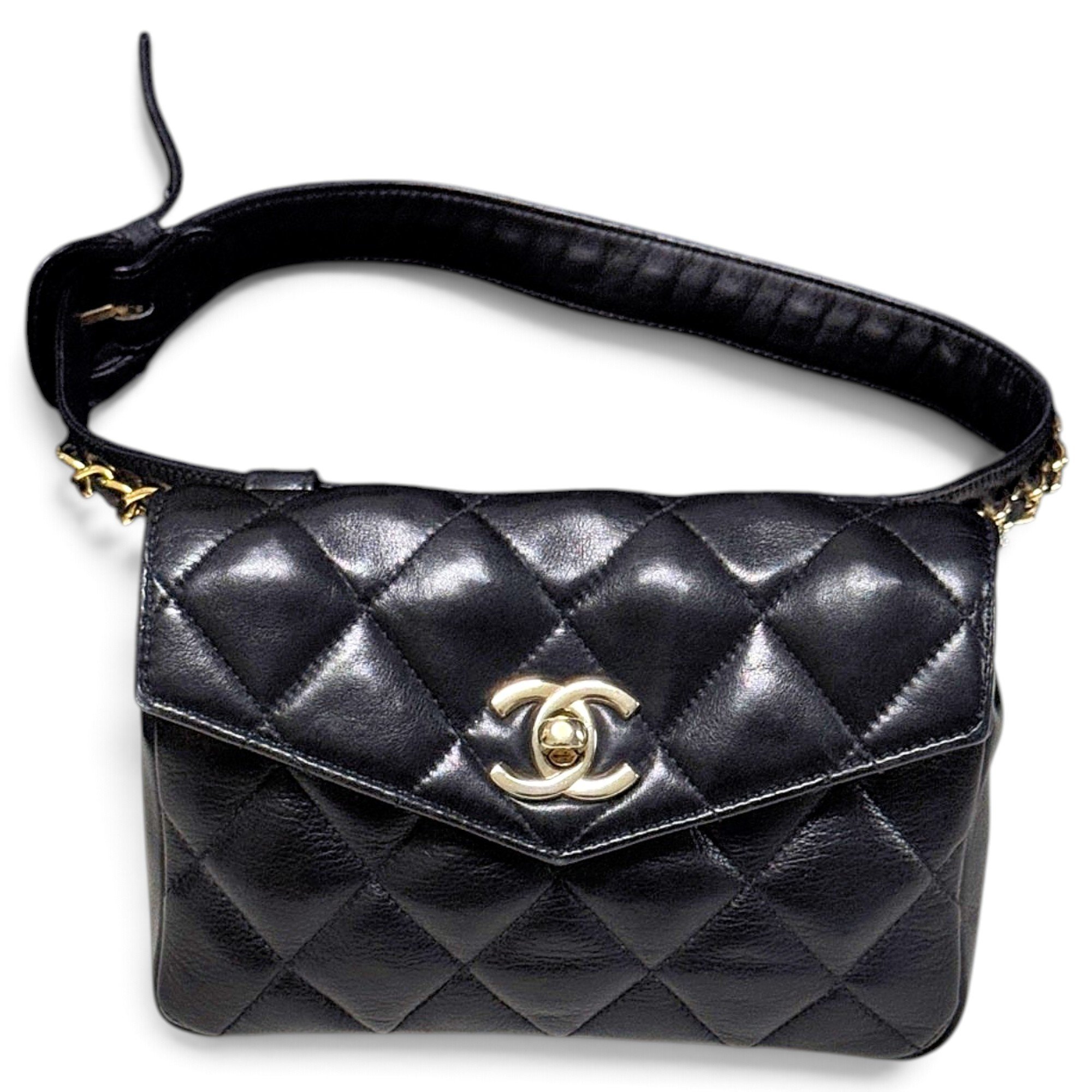 Coco Luxe leather handbag
