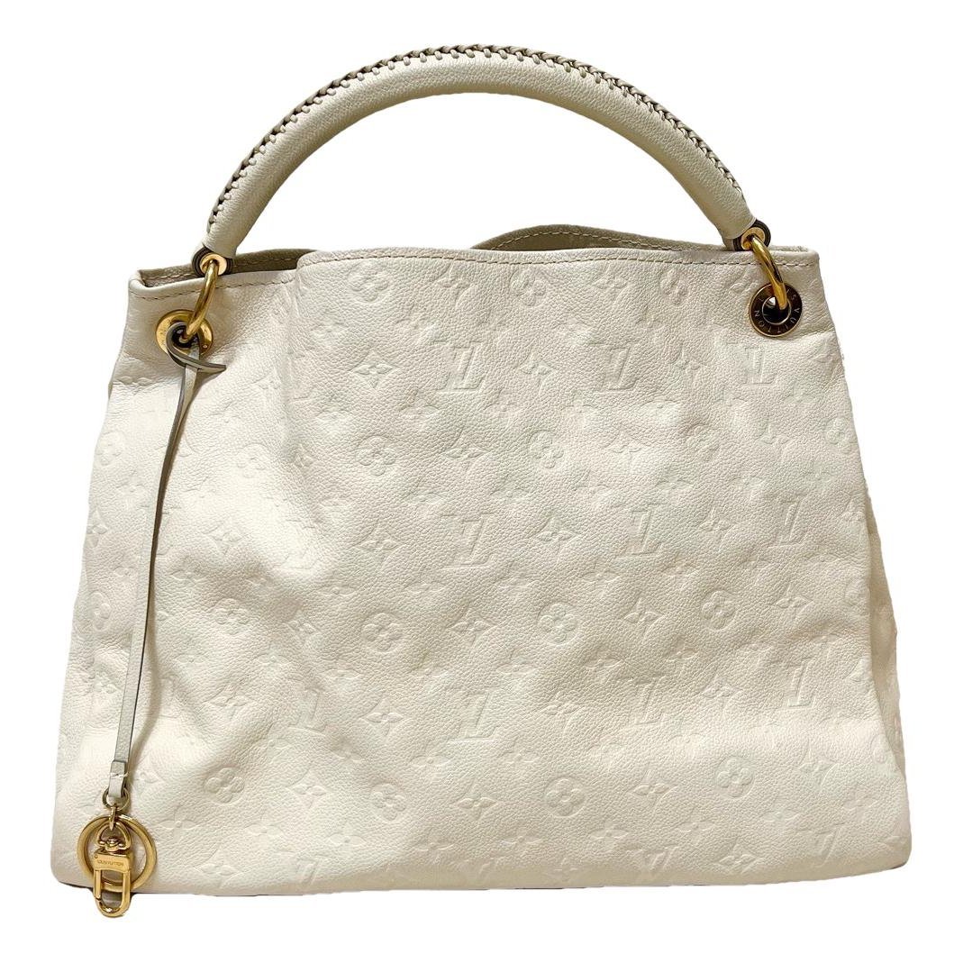 Artsy leather handbag