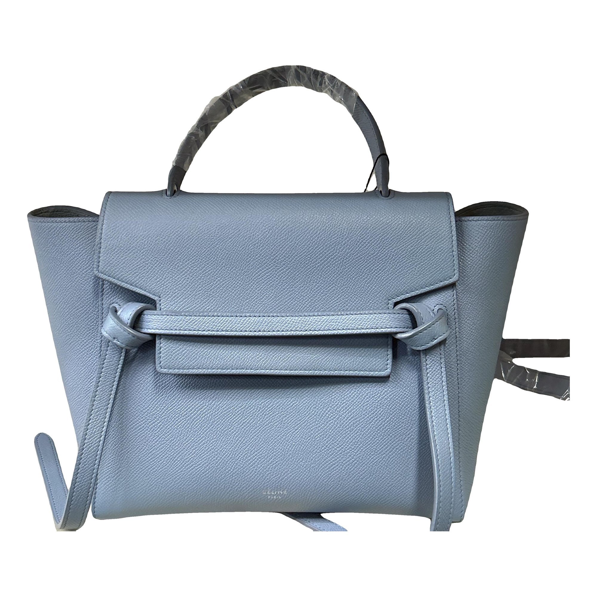 Belt leather handbag