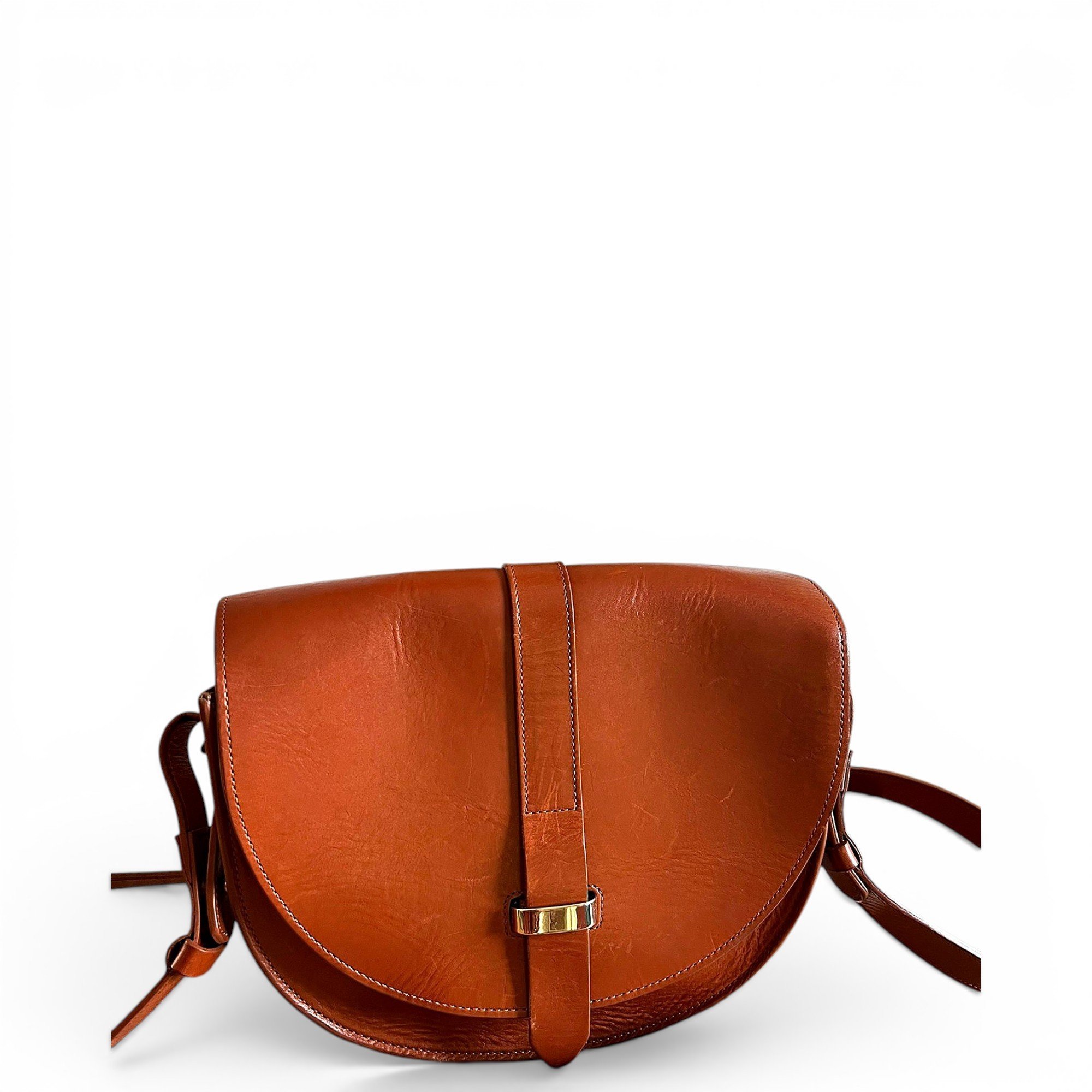 Claude leather crossbody bag