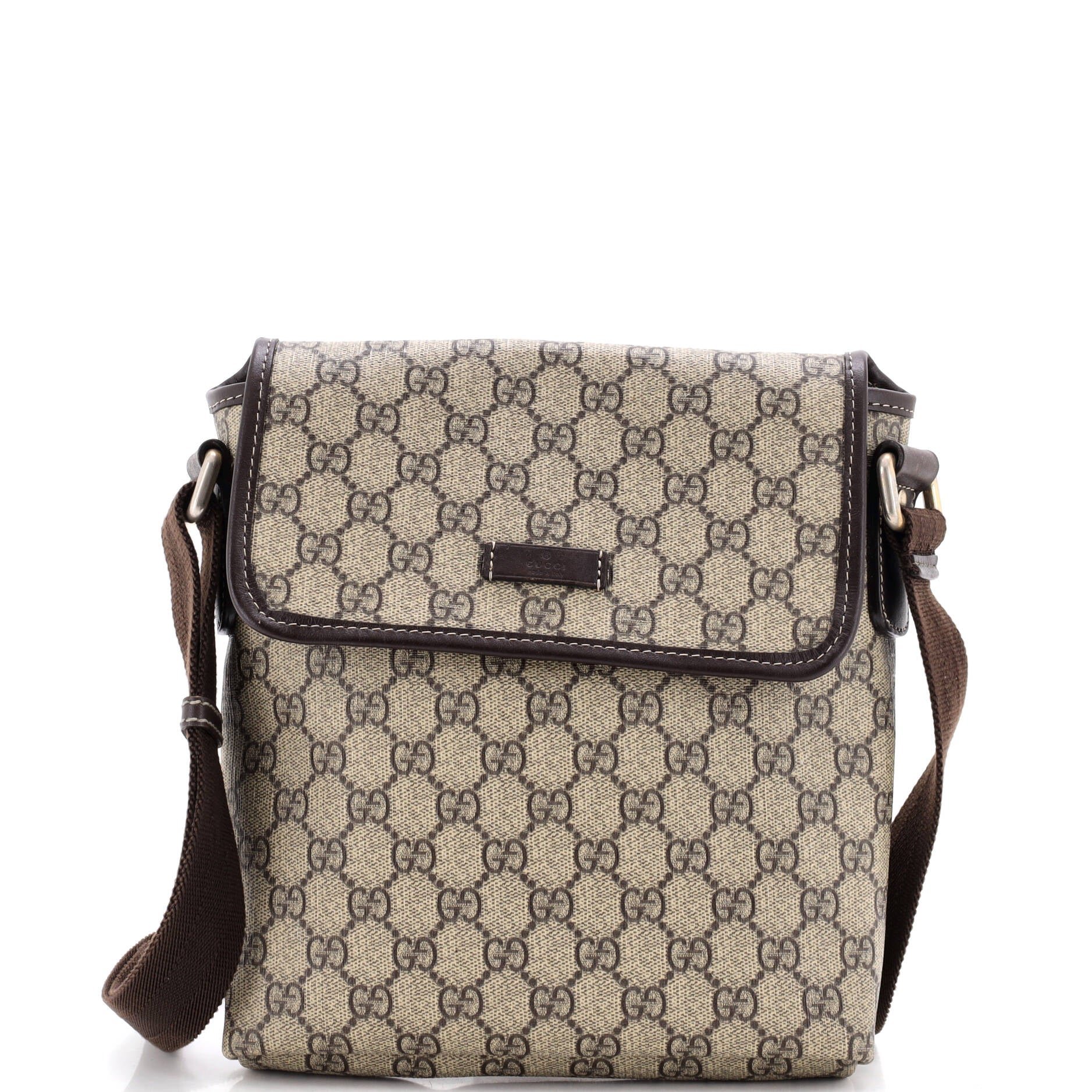 Flap Messenger GG Coated Canvas Small