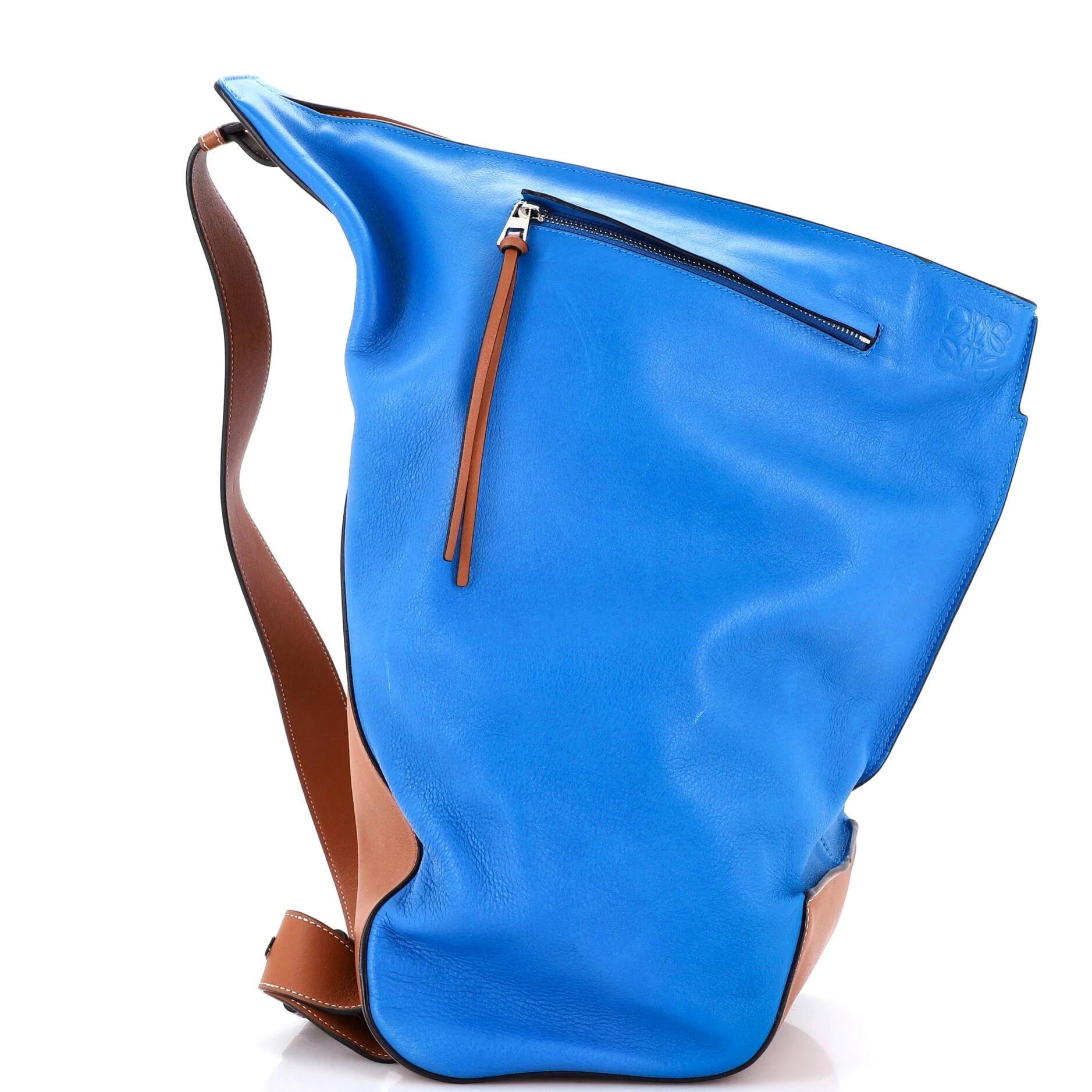 Leather backpack