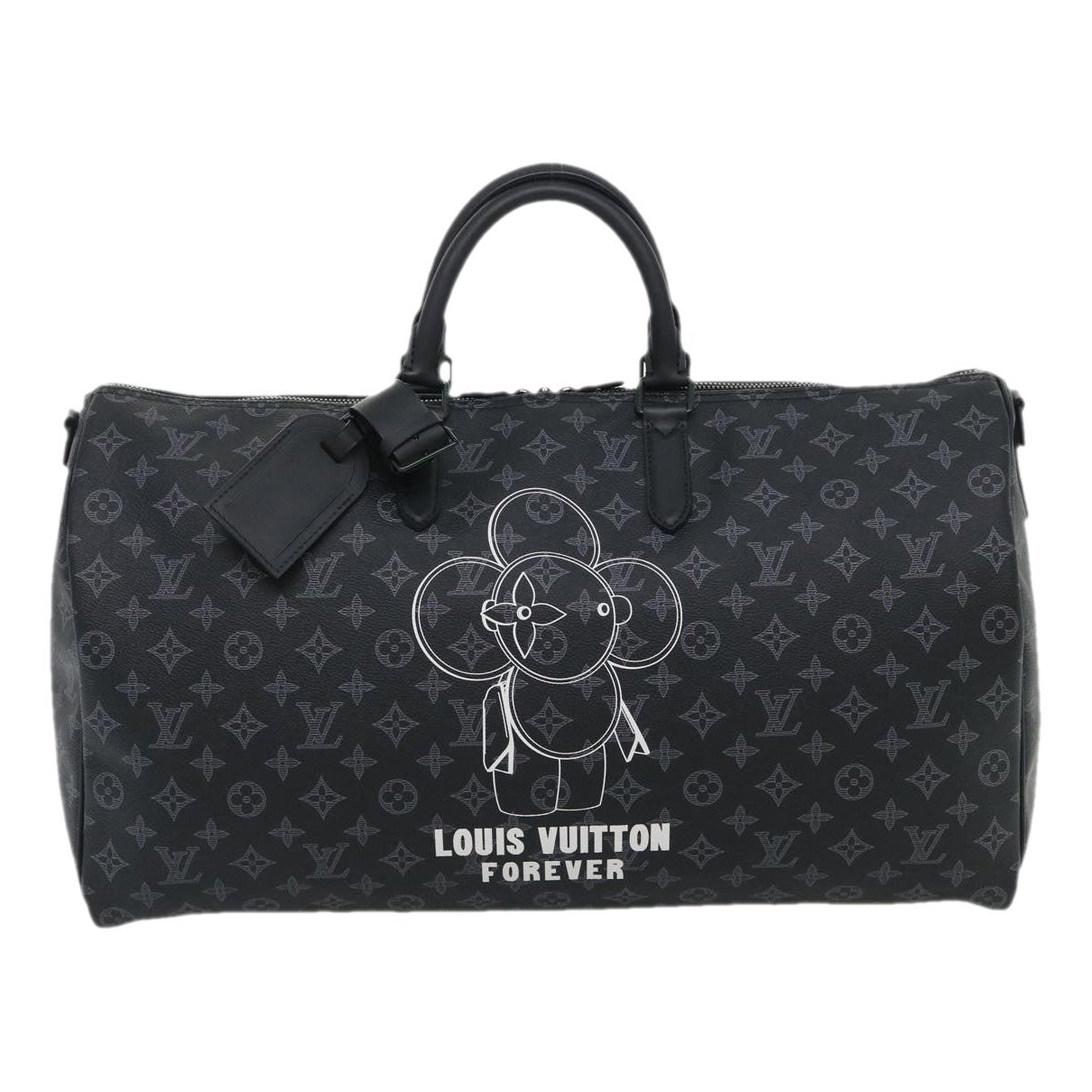 Keepall leather travel bag