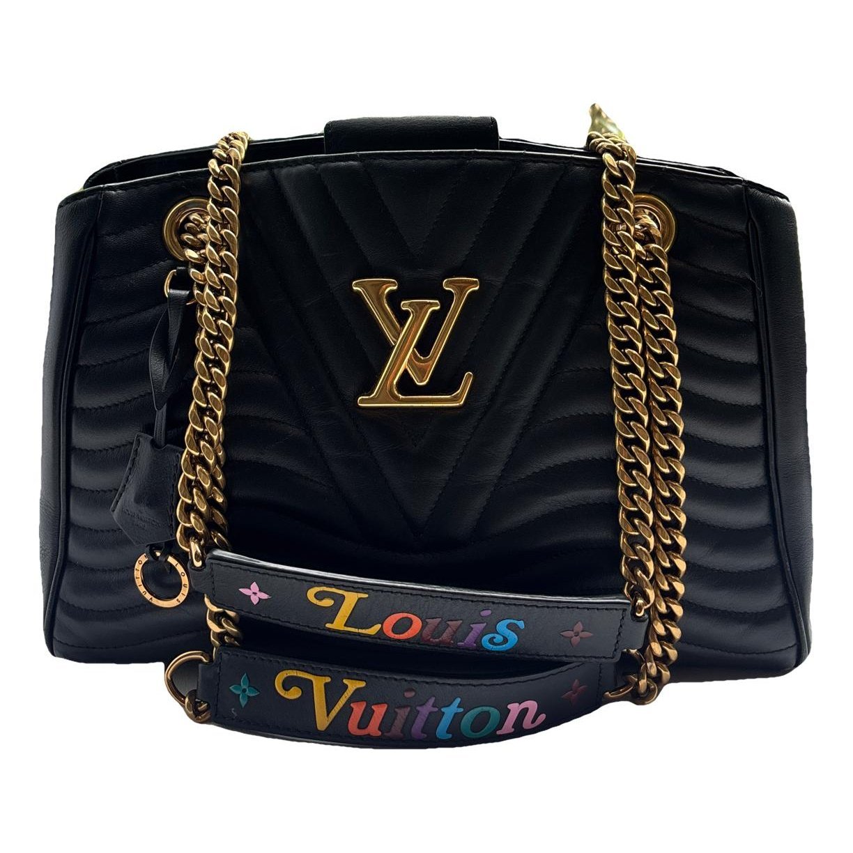 New Wave leather handbag