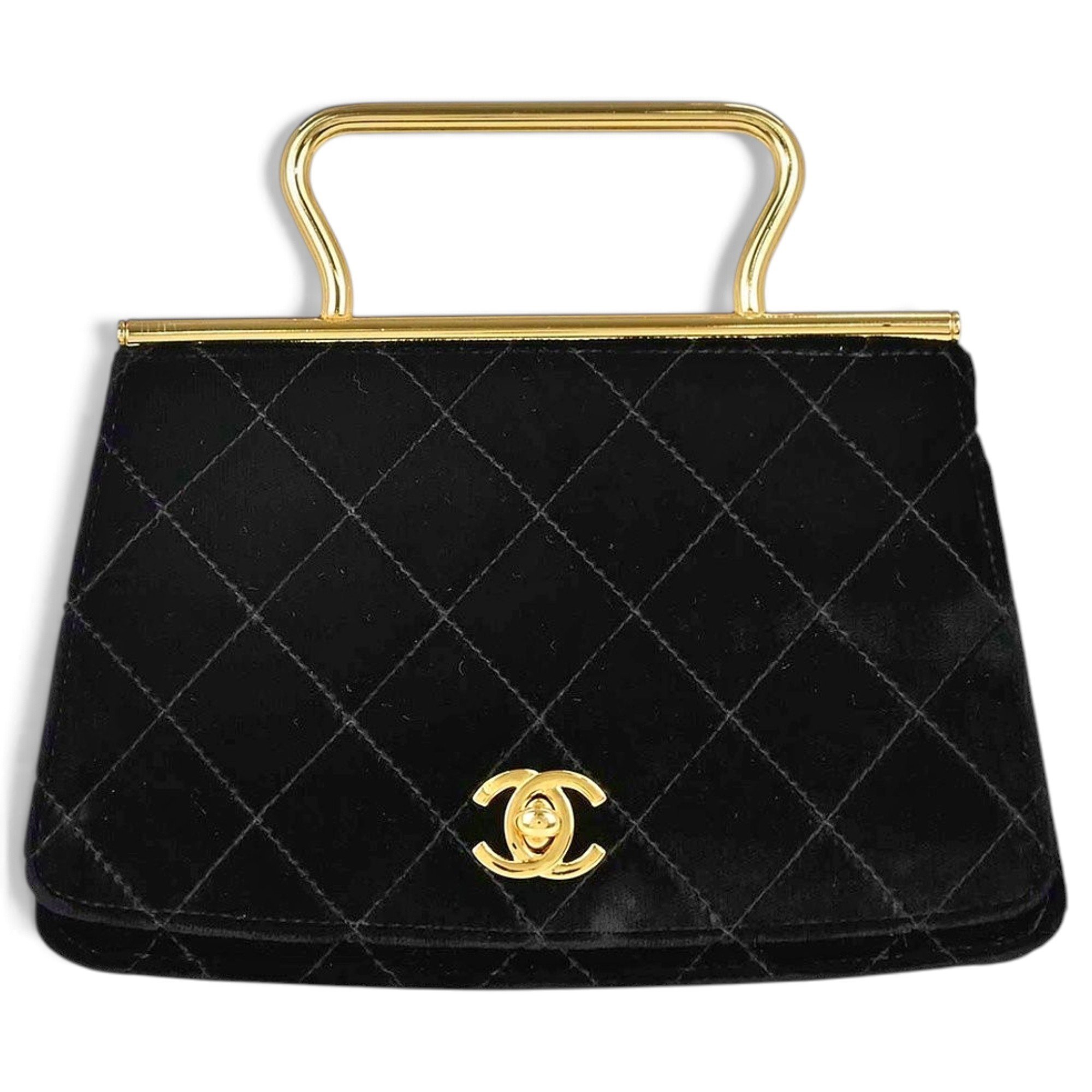 Velvet handbag