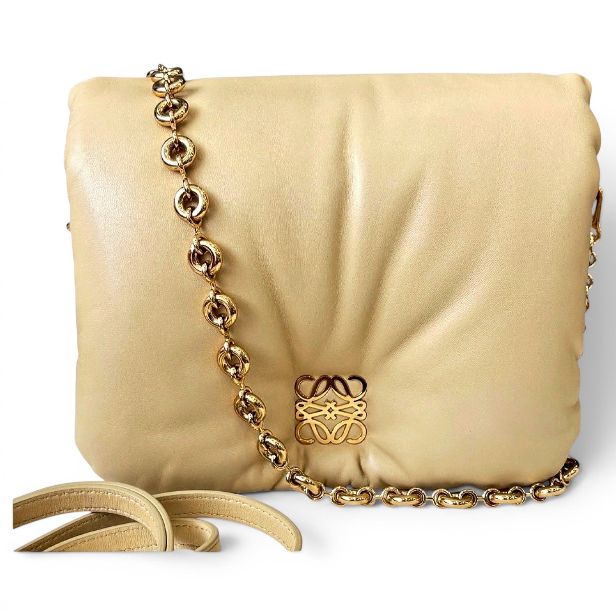 Goya Puffer leather handbag