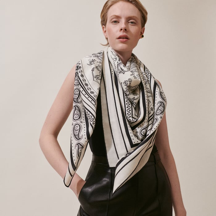 Tatouages Marins Bandana Shawl 140