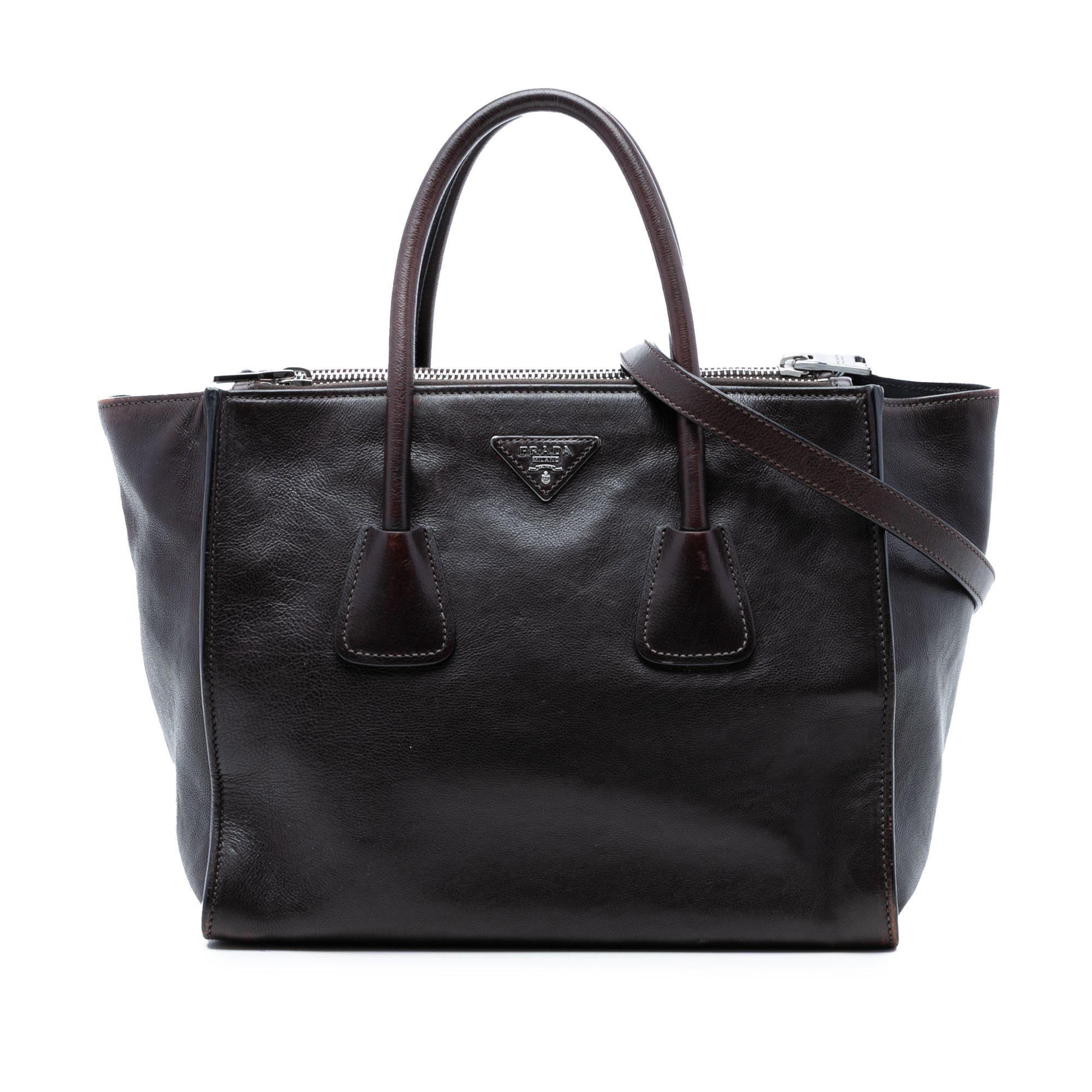 Leather satchel