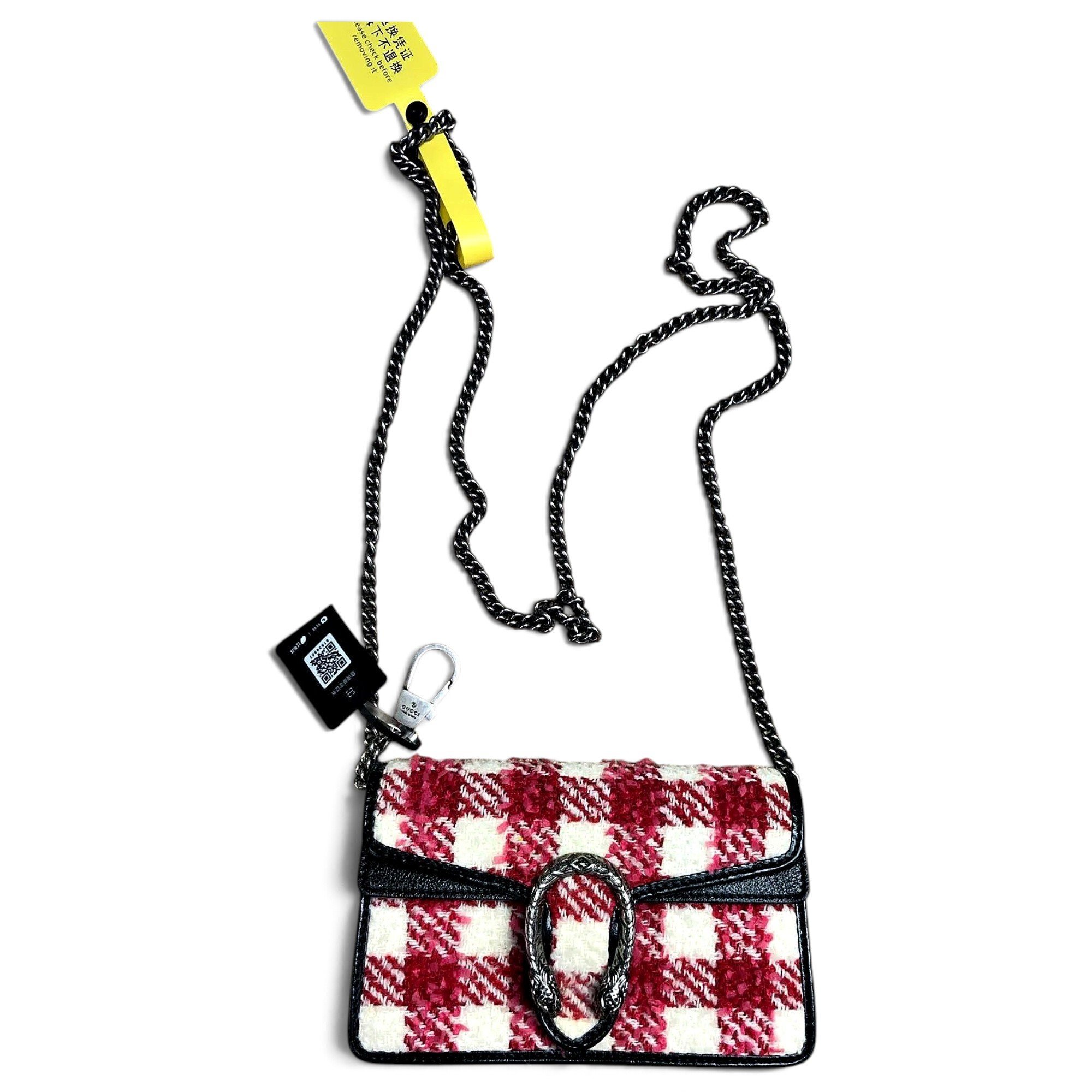 Dionysus Super Mini tweed crossbody bag