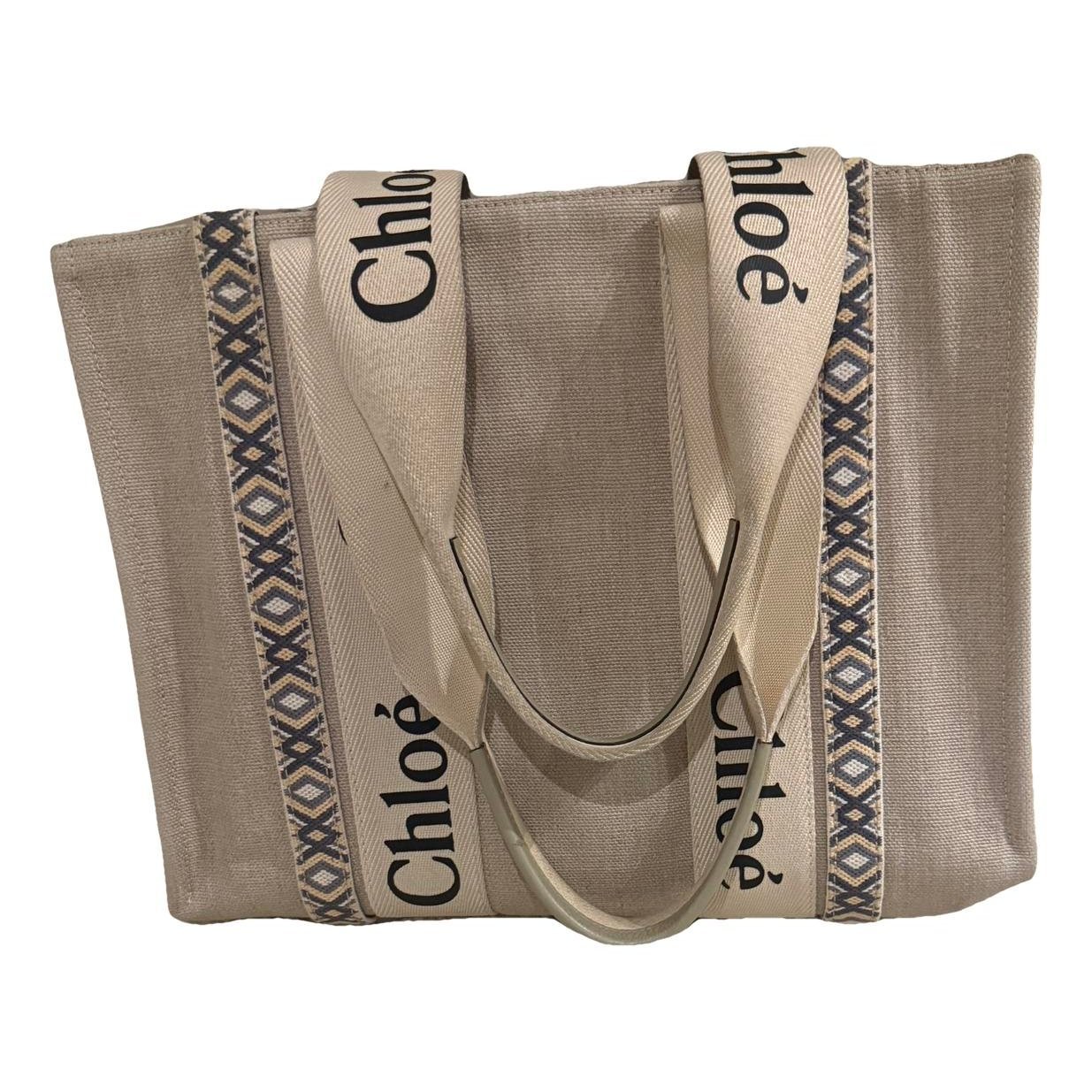 Chloe Woody cloth tote