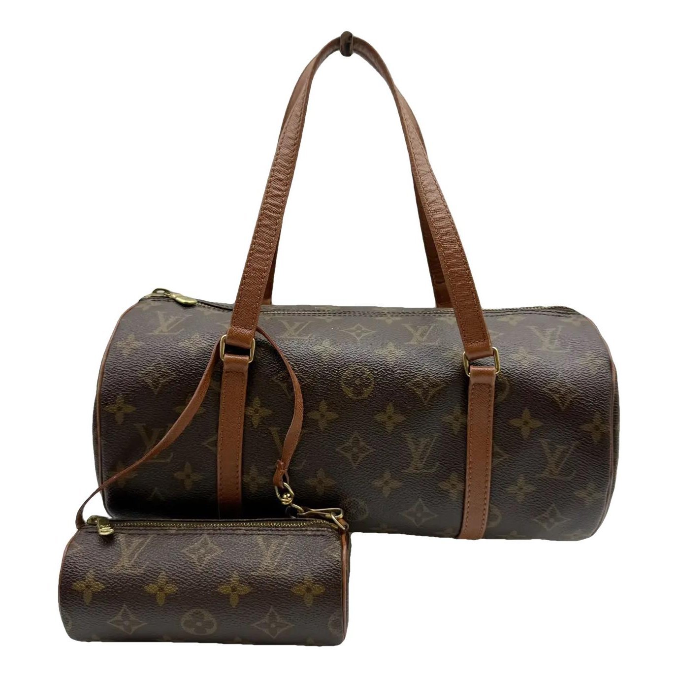 Papillon vinyl handbag