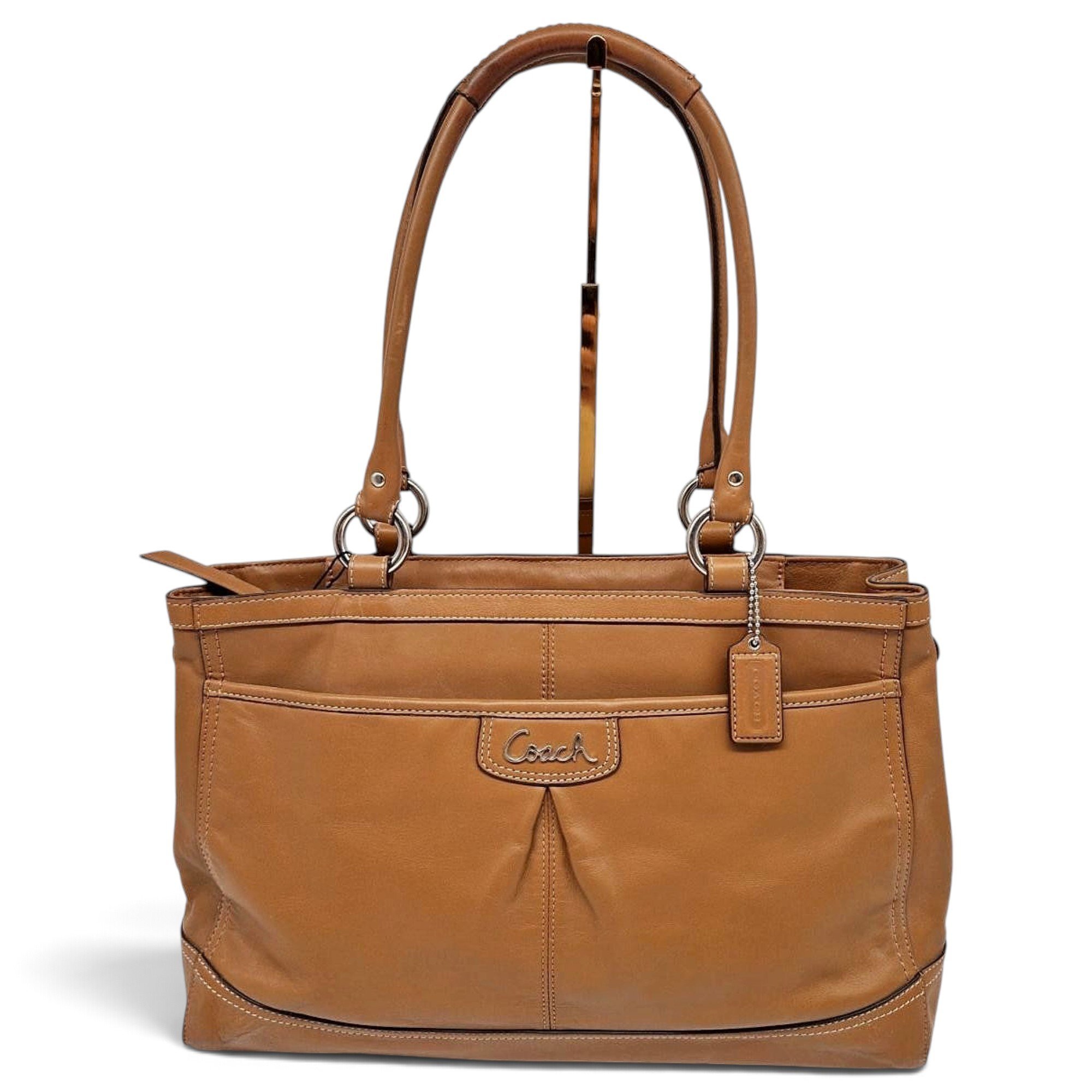 Leather tote