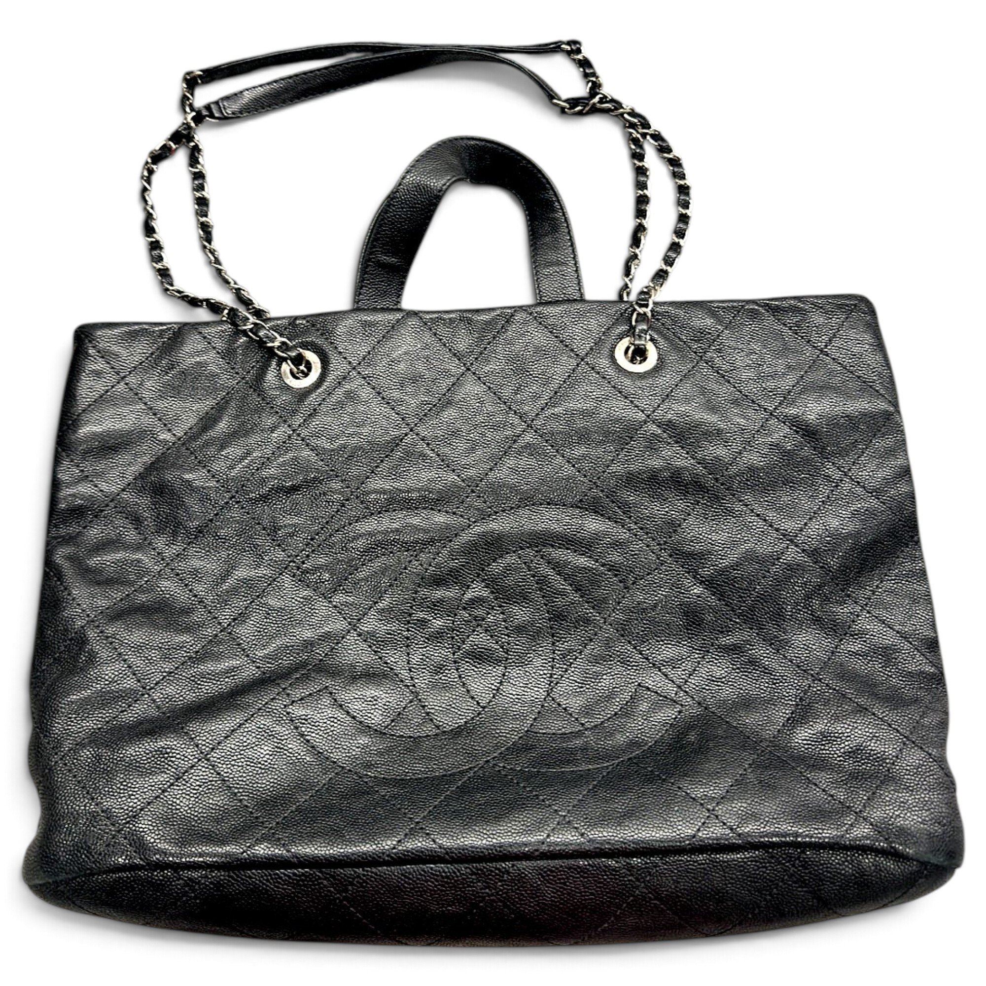 Grand shopping leather tote