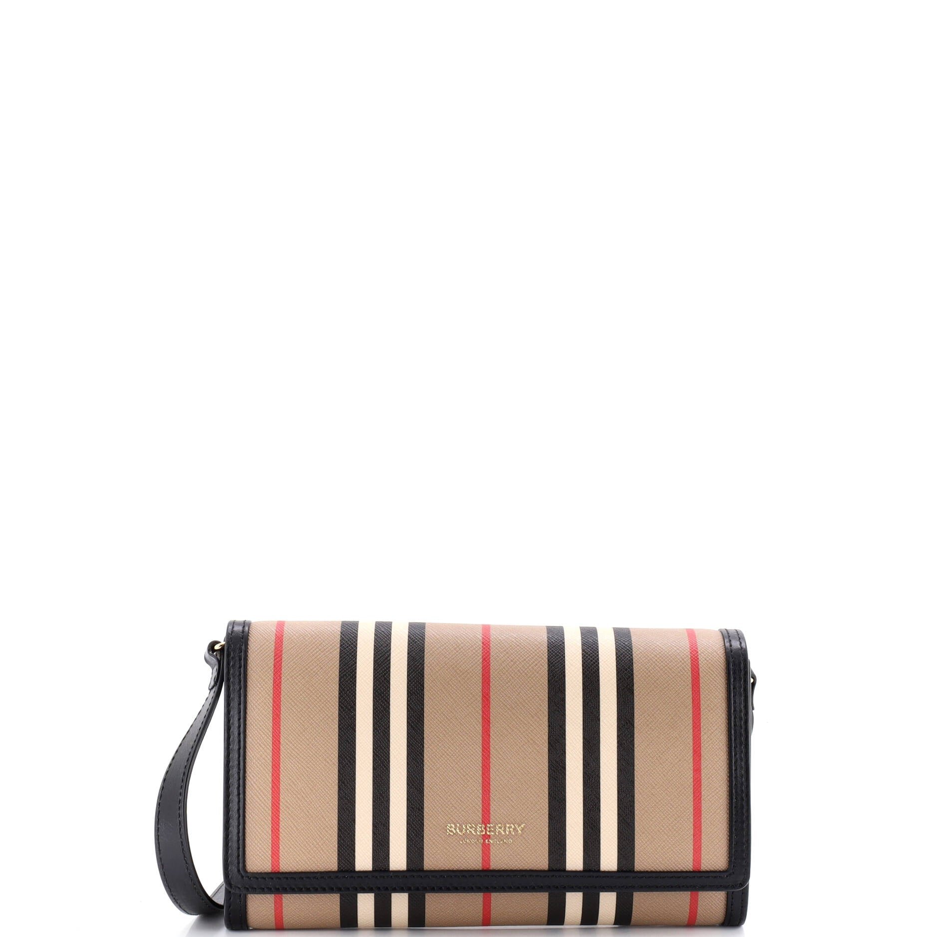 Hannah Wallet on Strap Icon Stripe E-Canvas