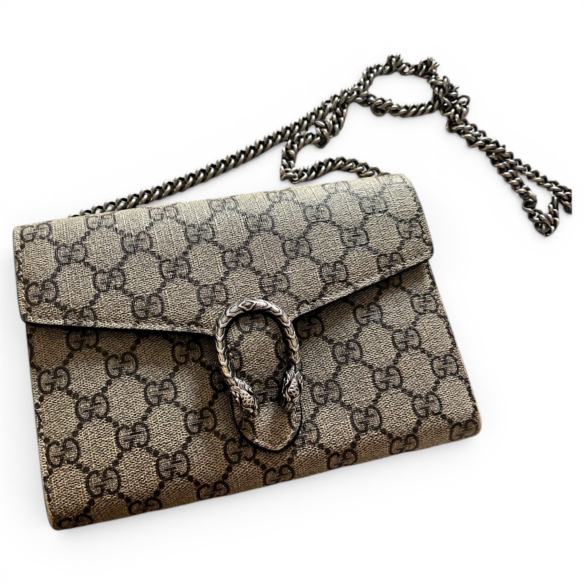 Dionysus Chain Wallet cloth crossbody bag