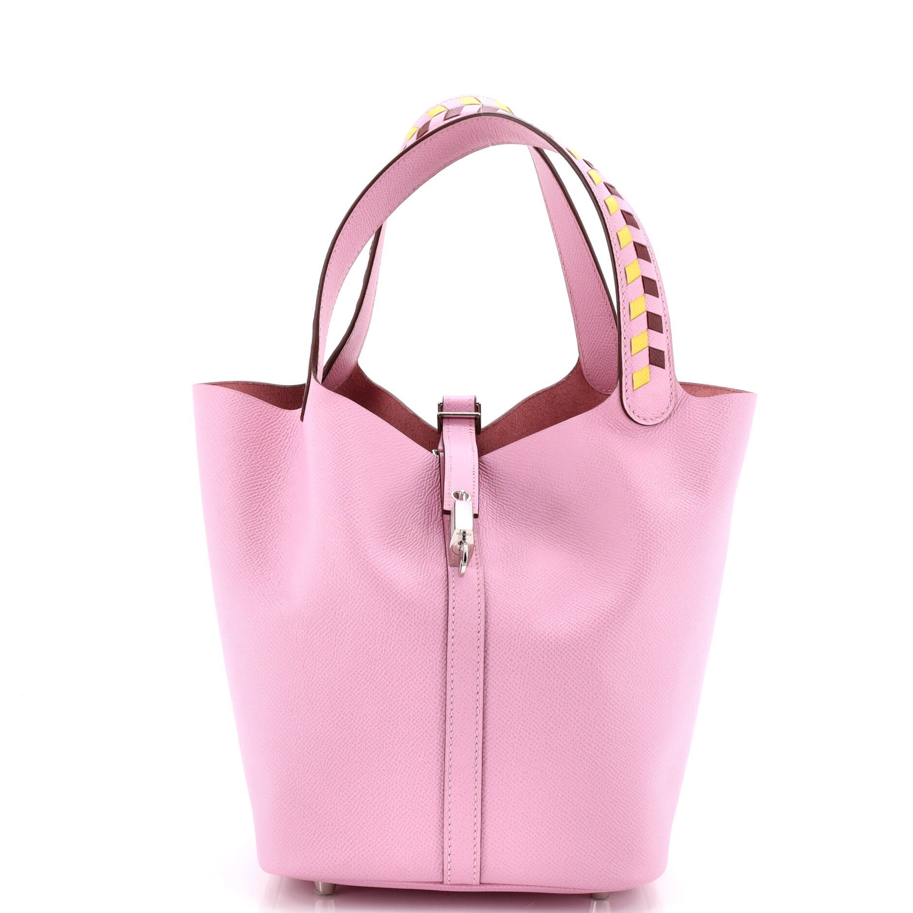 Picotin Lock Bag Tressage Epsom MM