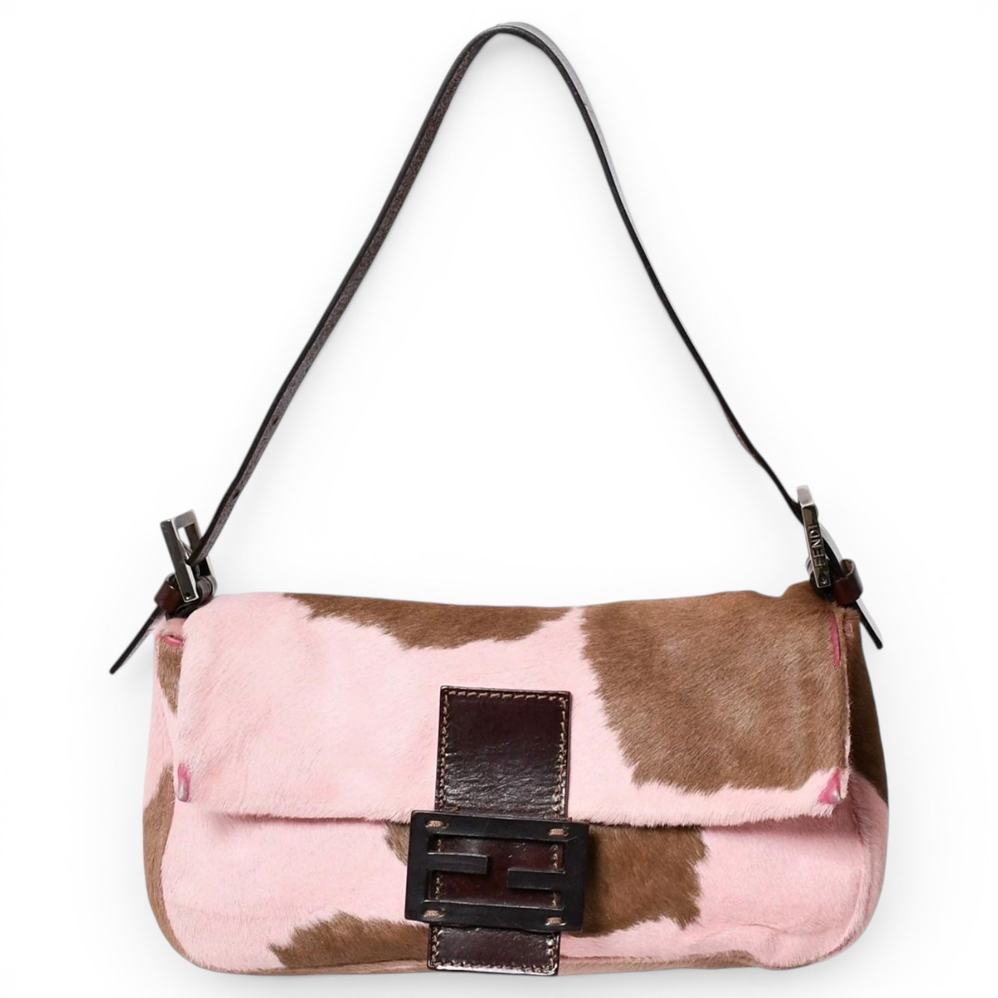 Baguette leather handbag