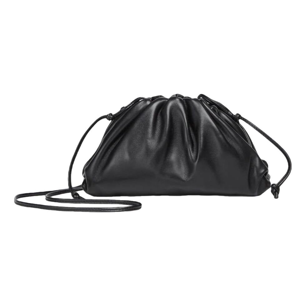 Pouch leather mini bag