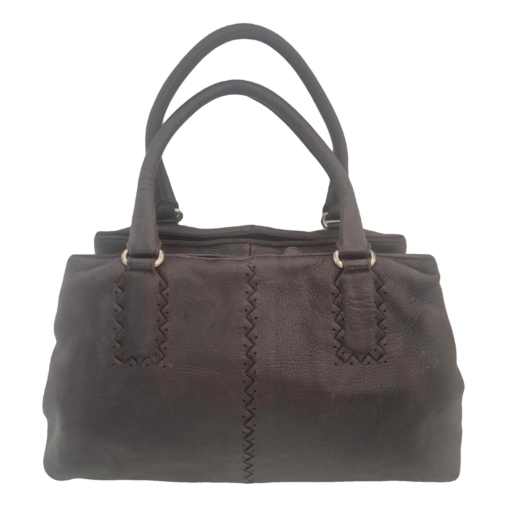 Leather handbag