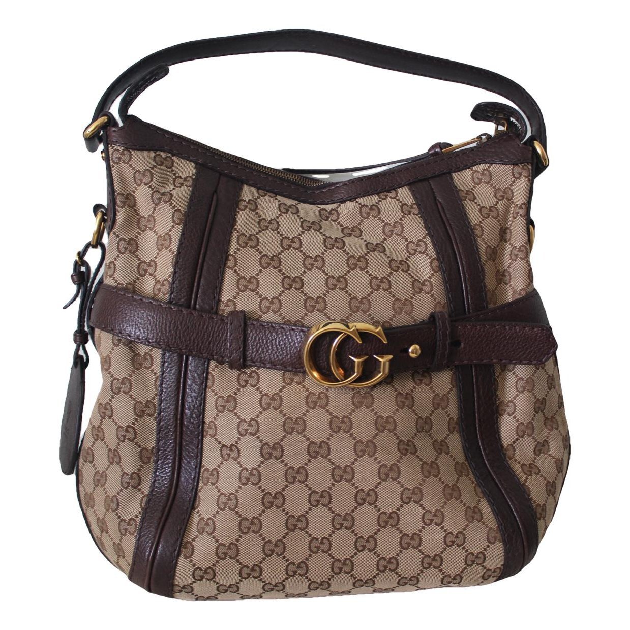 GG Running leather handbag