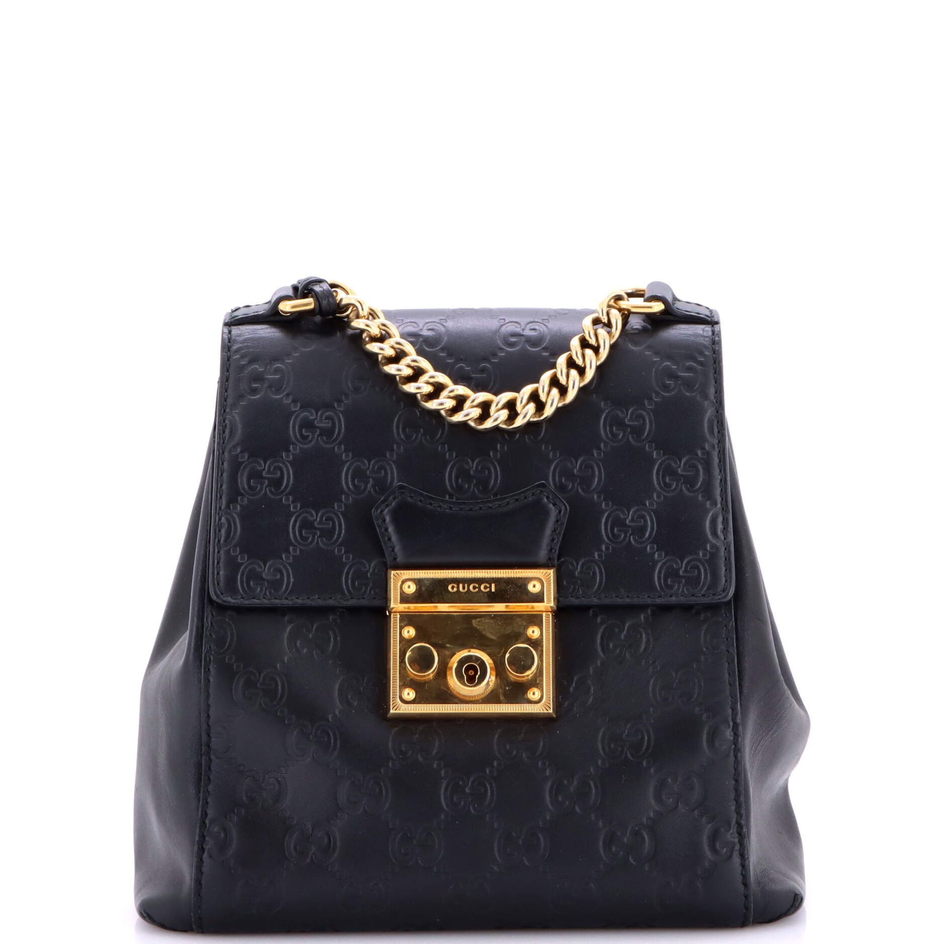 Gucci Padlock Backpack Guccissima Leather Mini