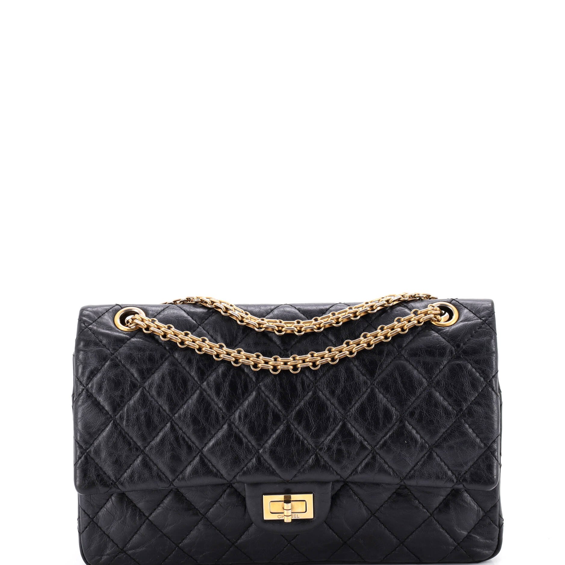 Reissue 2.55 Flap Bag Quilted Aged Calfskin 226