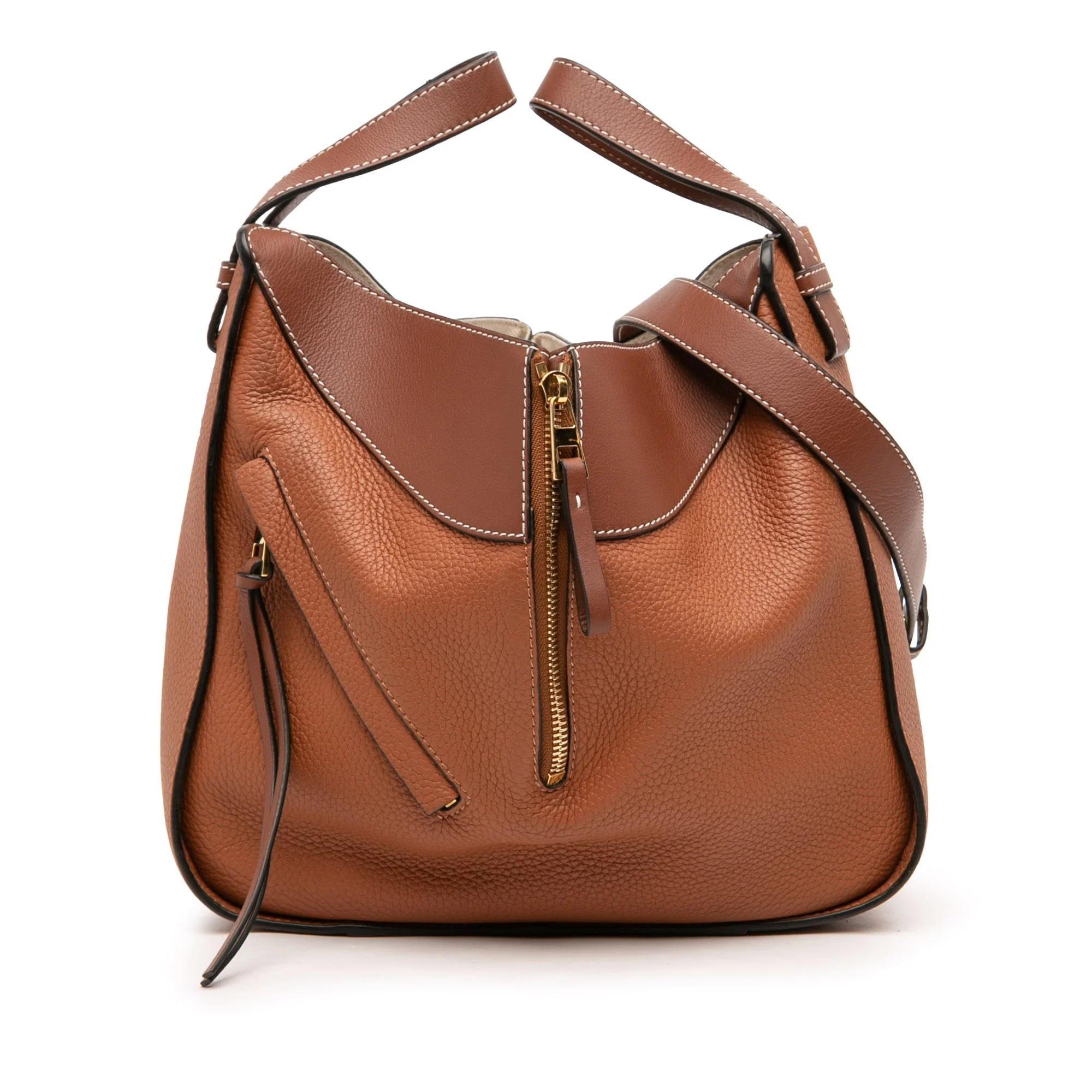 Hammock leather satchel