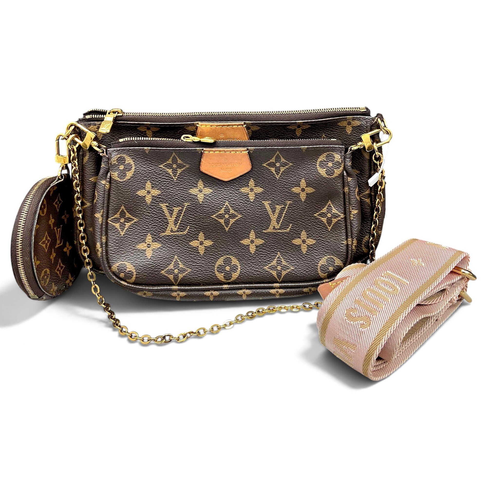 Multi Pochette Accessoires leather handbag