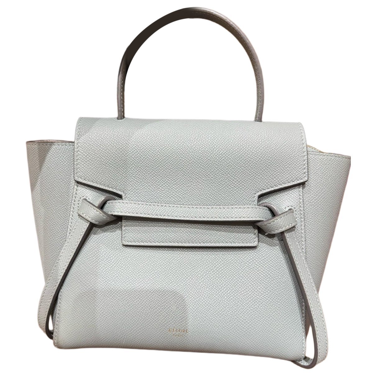 Belt leather handbag