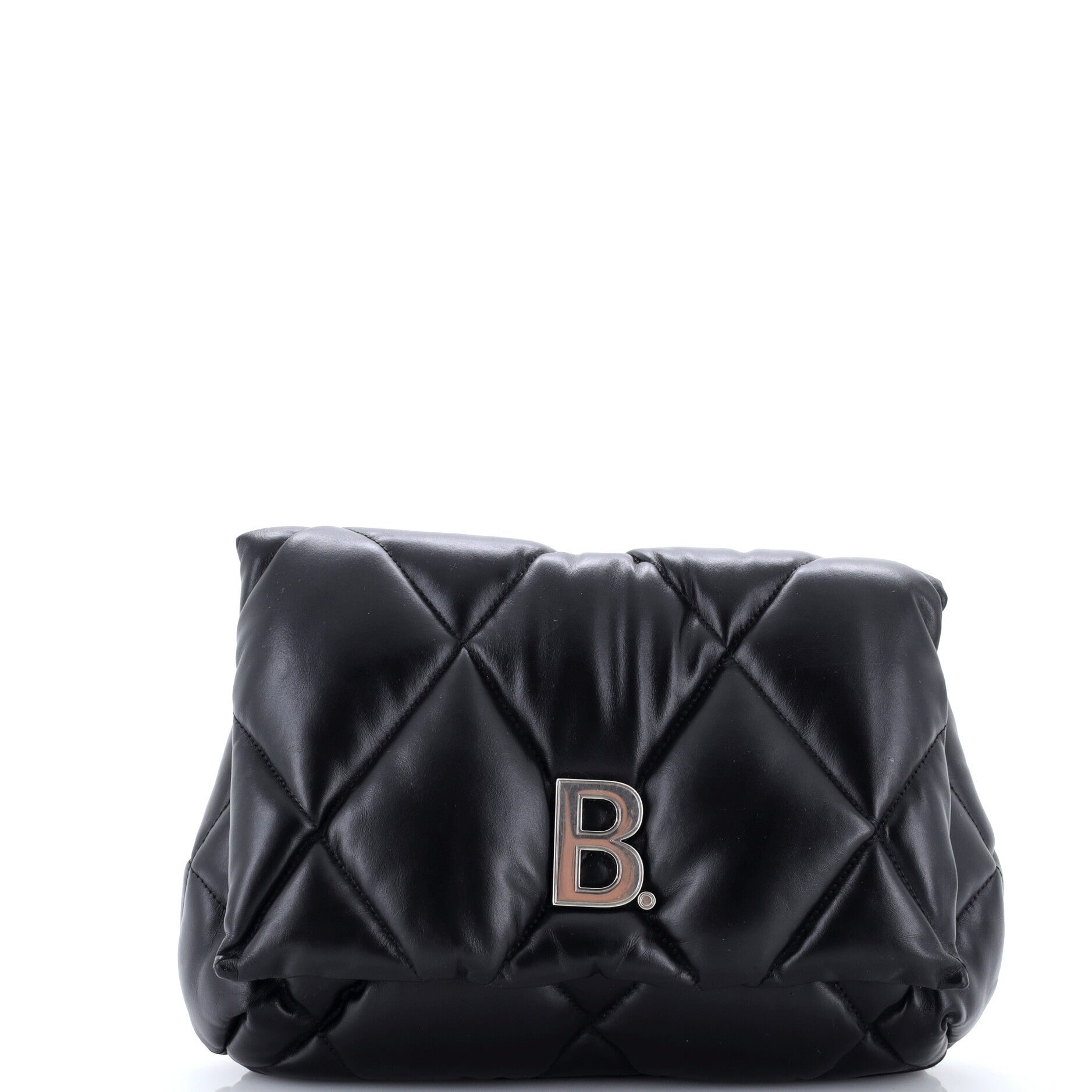 Touch Clutch Quilted Puffy Leather Medium