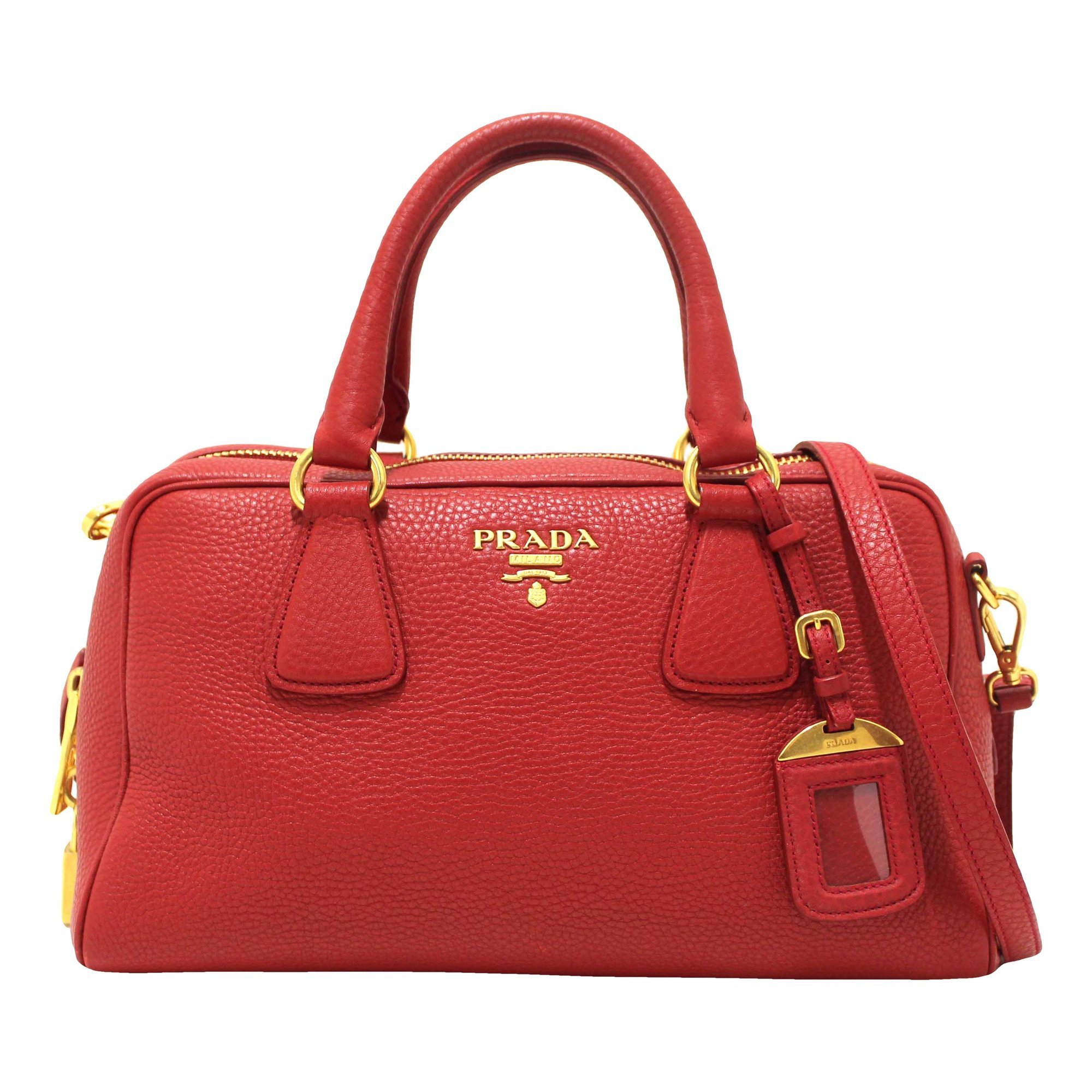 Leather bowling bag