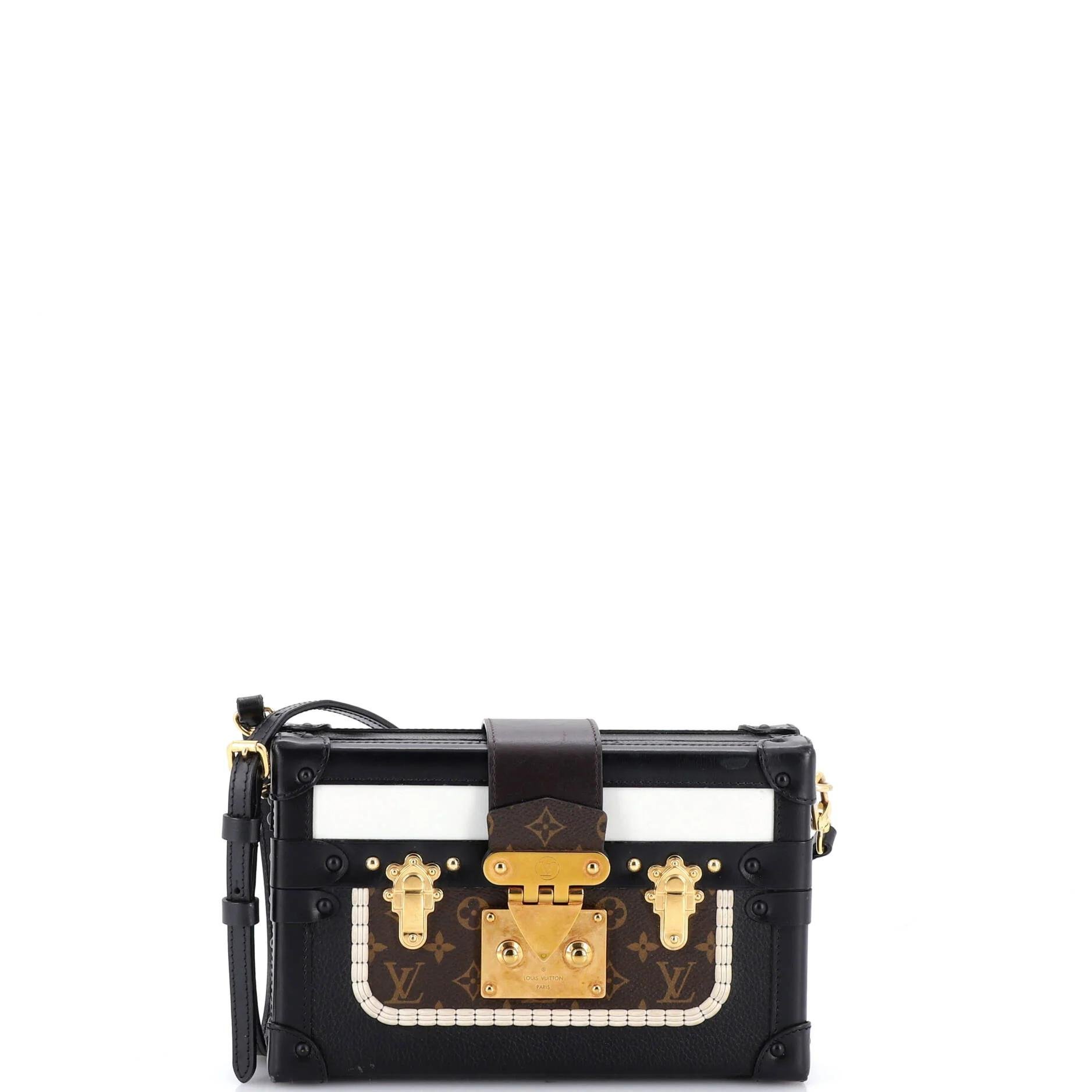 Leather clutch bag