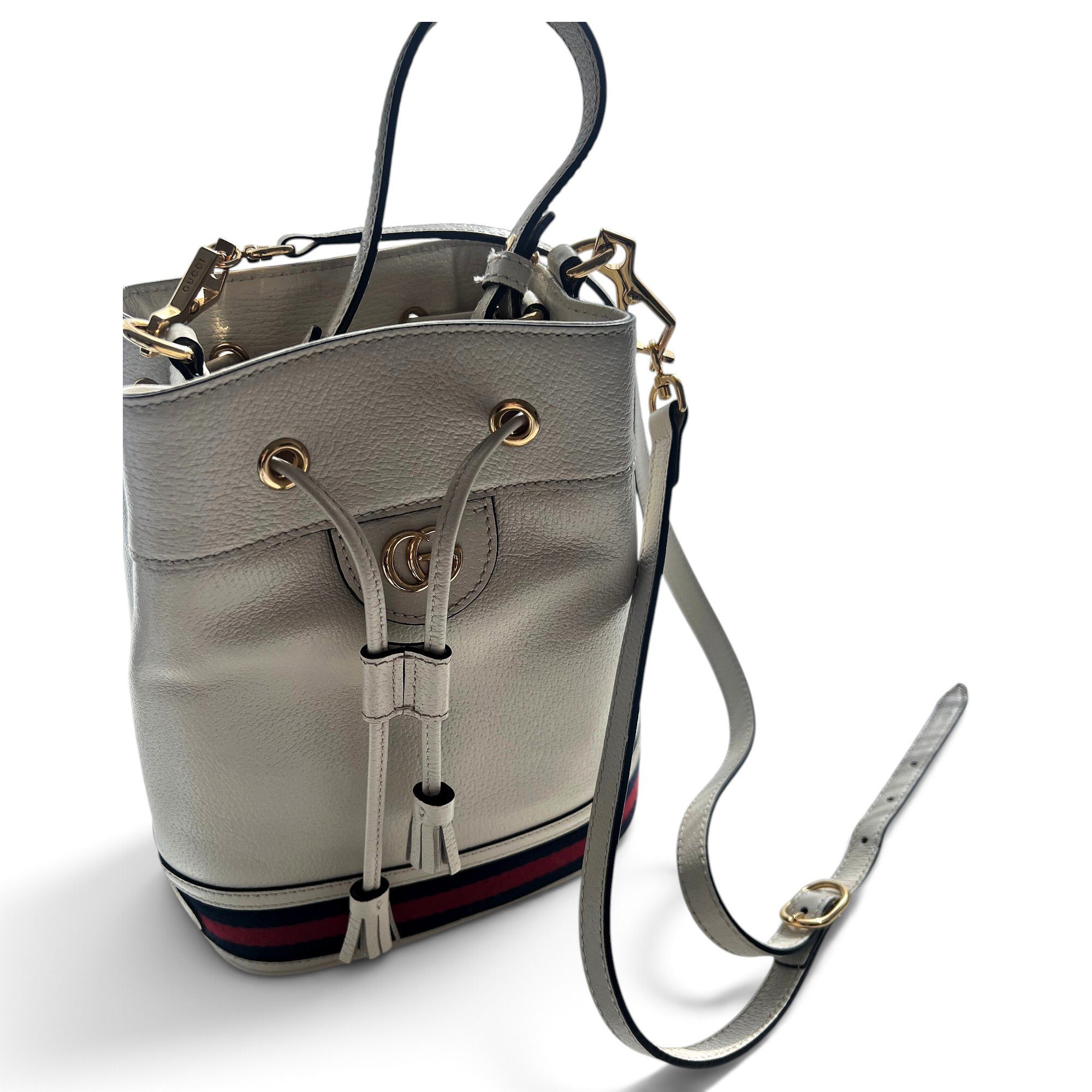 Ophidia Bucket leather bag