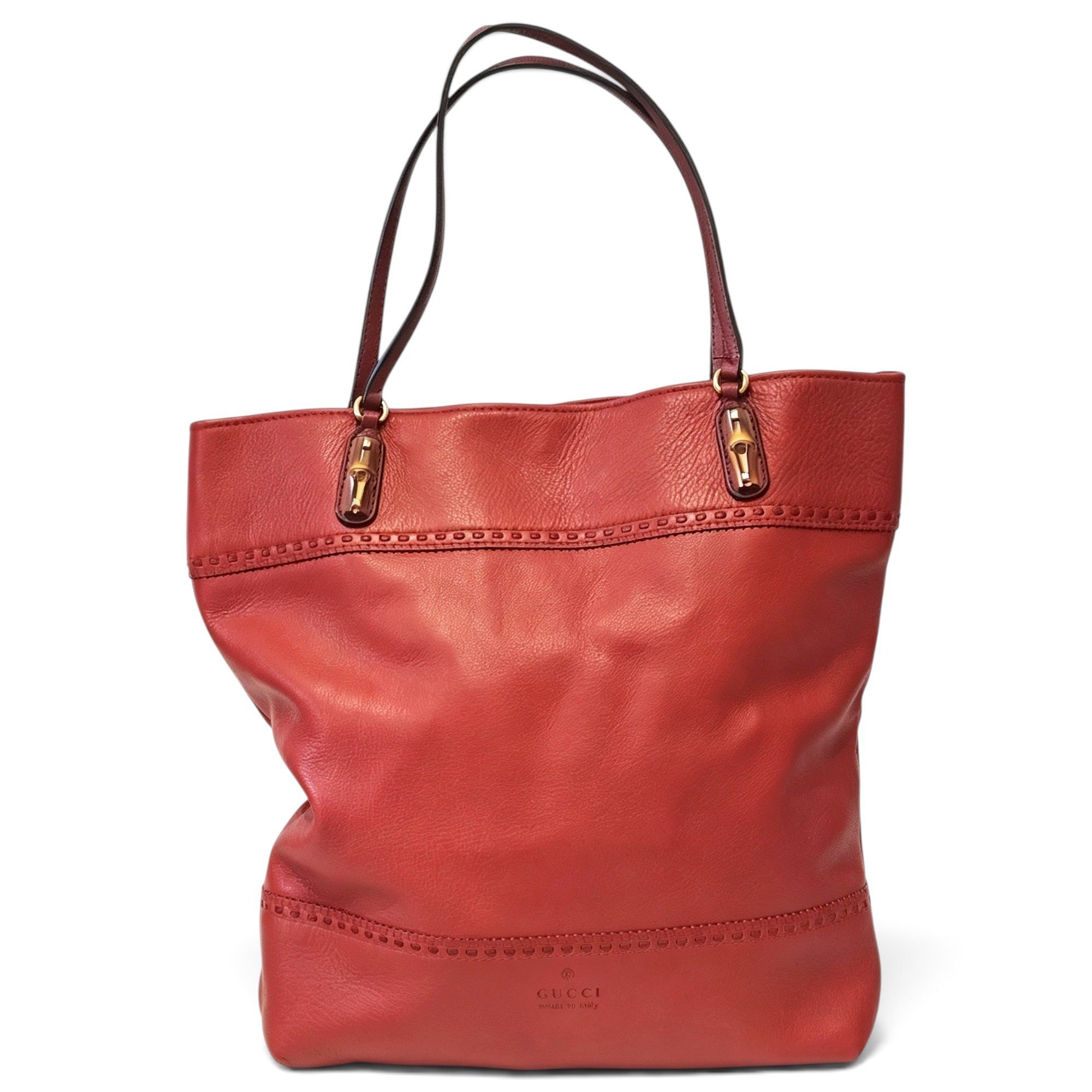 Bamboo leather tote