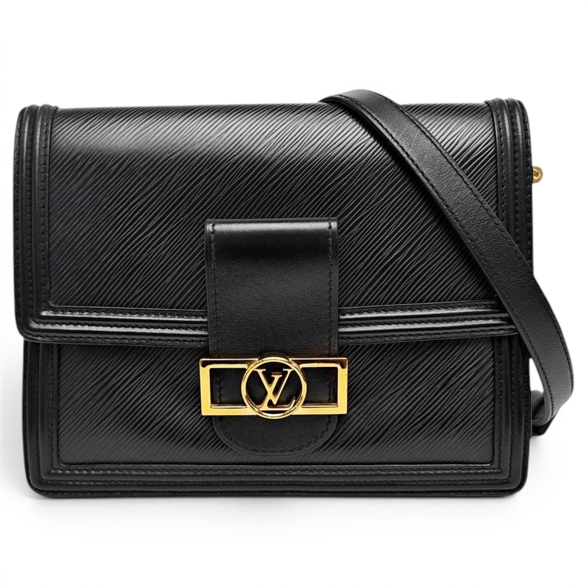 Dauphine leather handbag