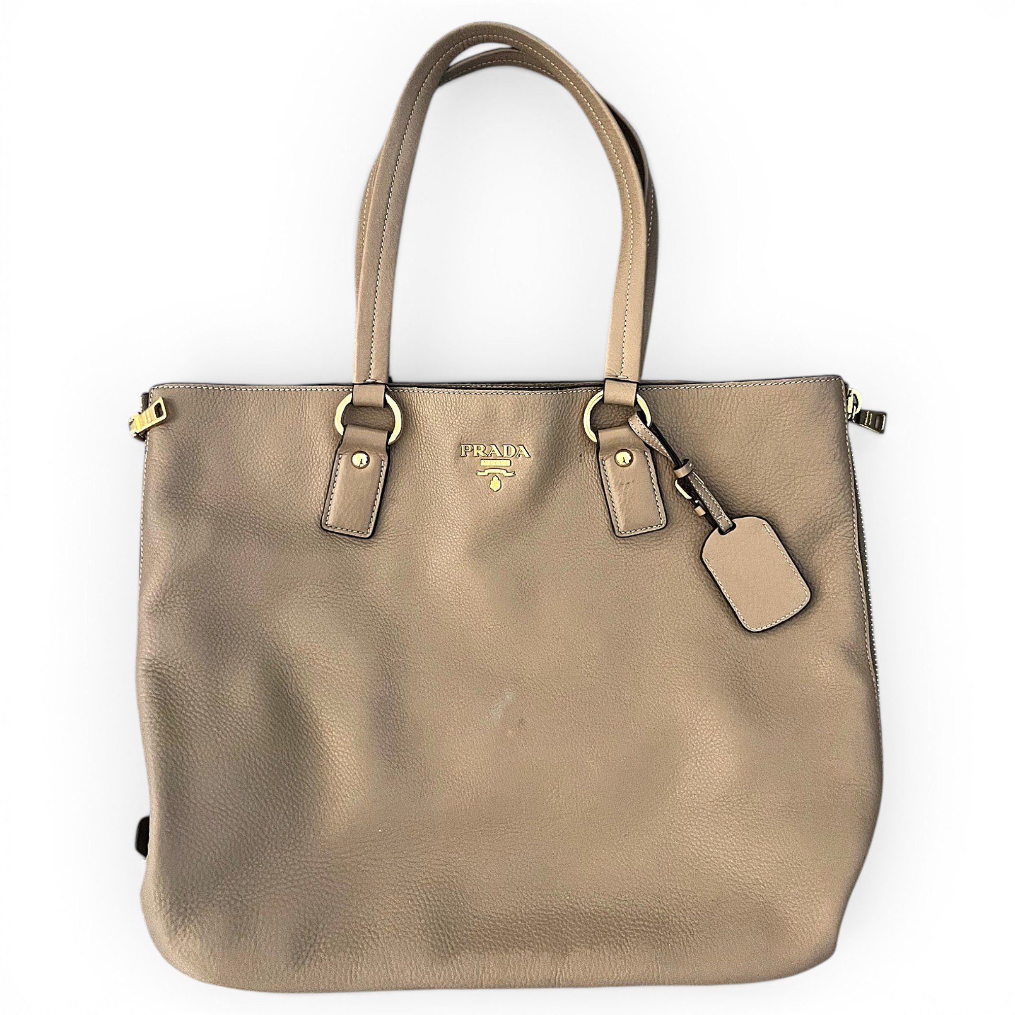 Leather tote